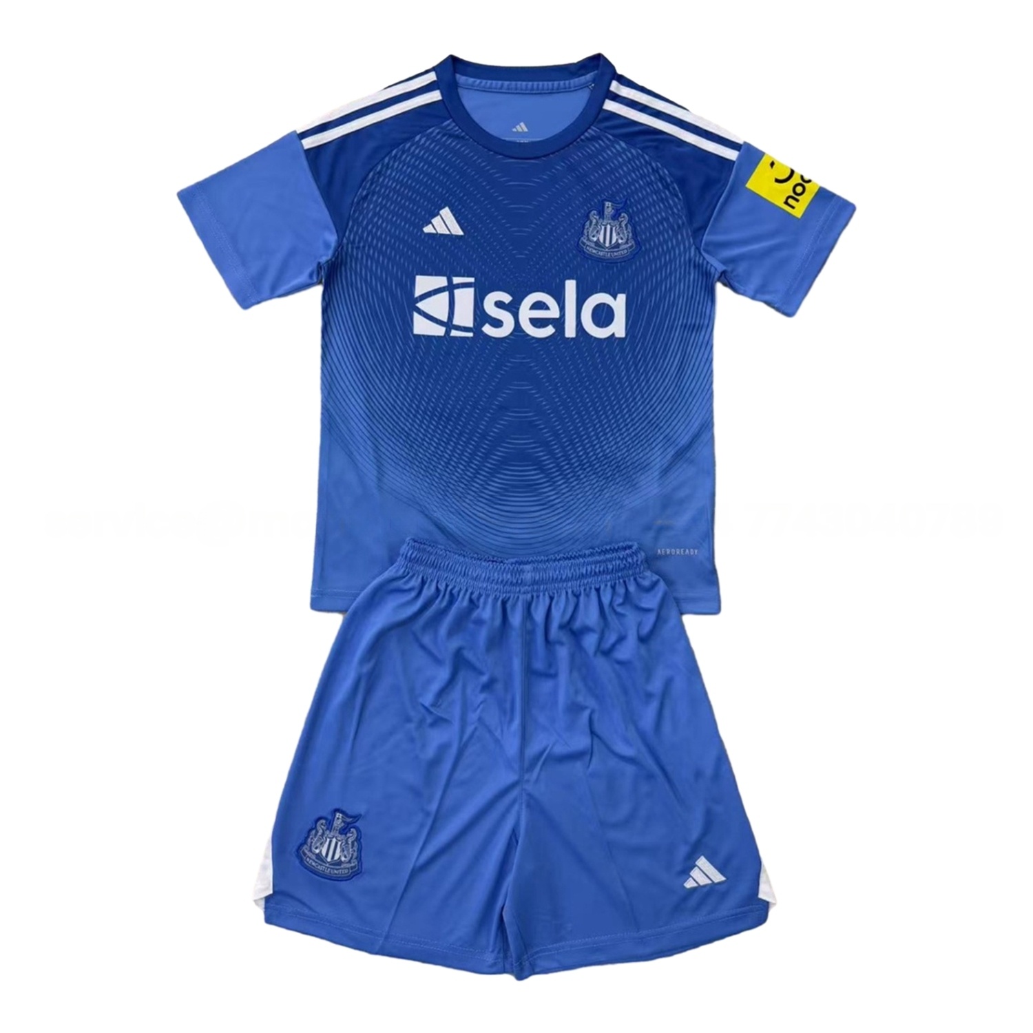 Newcastle United 25-26 Blue Goalkeeper Men's Adult Jersey Set - Fans Version - ManixJersey