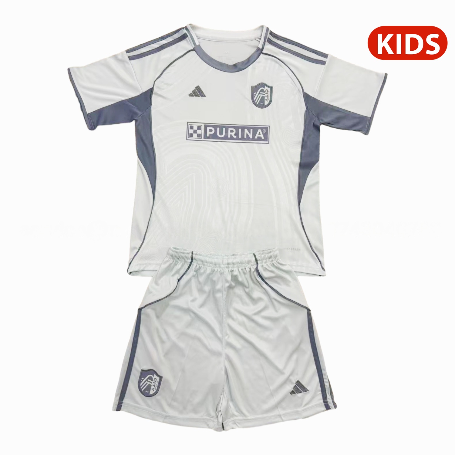 St. Louis City 25-26 Pre-Match Training Kids Kit - ManixJersey