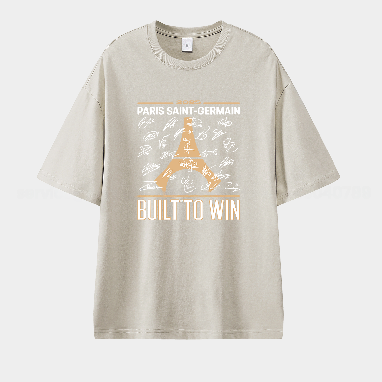 Paris Saint-Germain PSG 2025 Build To Win Eiffel Tower Unisex Pure Cotton T-shirt - ManixJersey