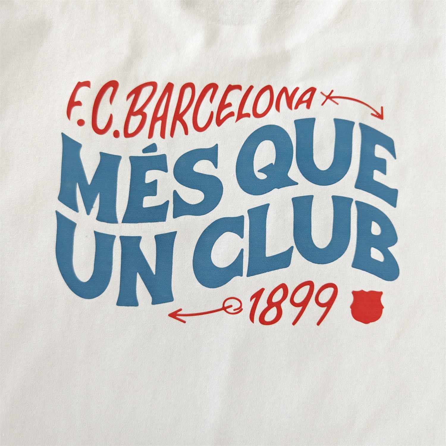 B.A.R.S.A Més Que Un Club Skateboard Aesthetics T-shirt【White】 - ManixJersey