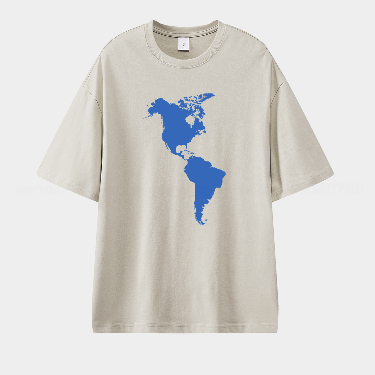 Club América Map Of The American Continent Unisex Pure Cotton T-shirt - ManixJersey