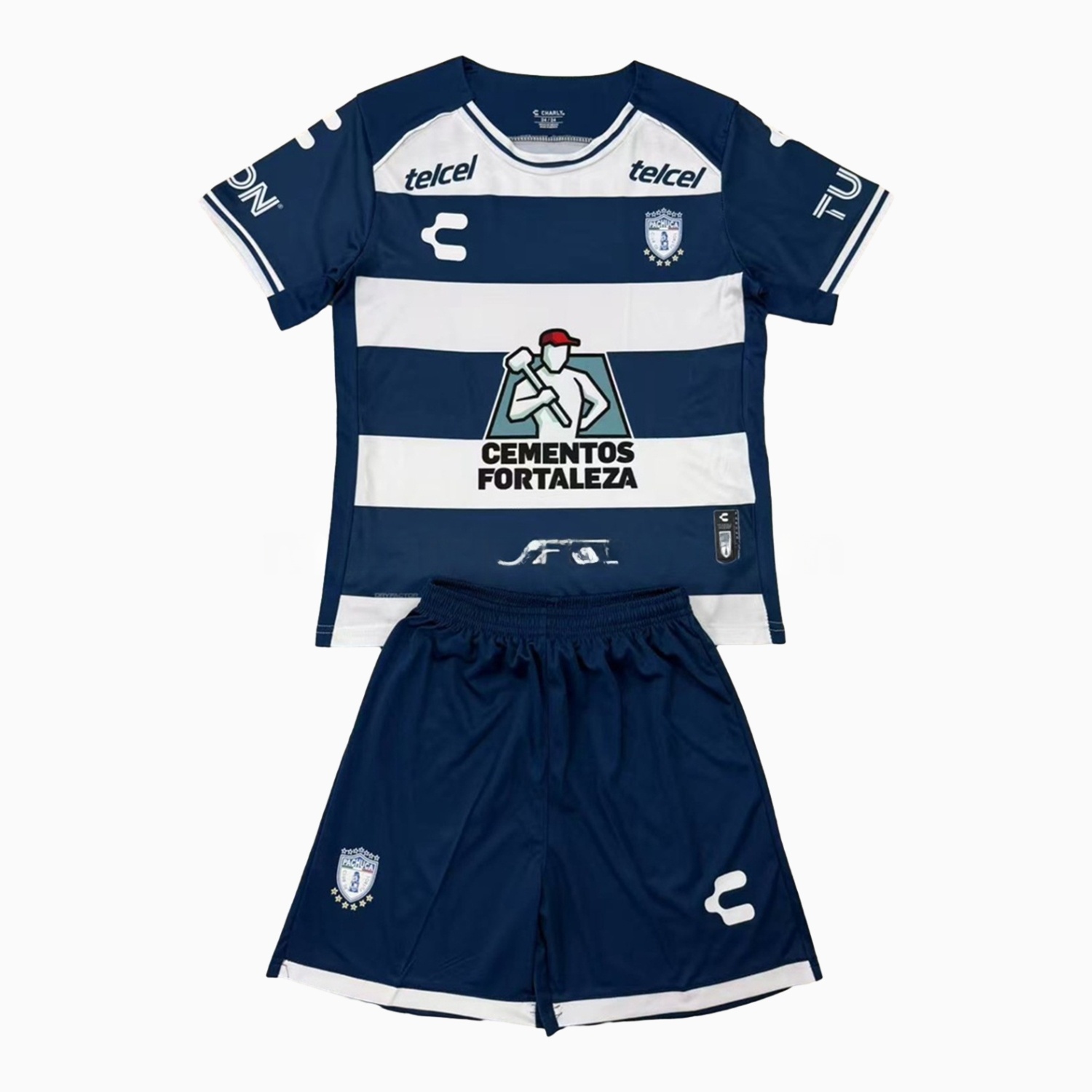 Pachuca 24-25 Home Men's Adult Jersey Set - Fans Version - ManixJersey