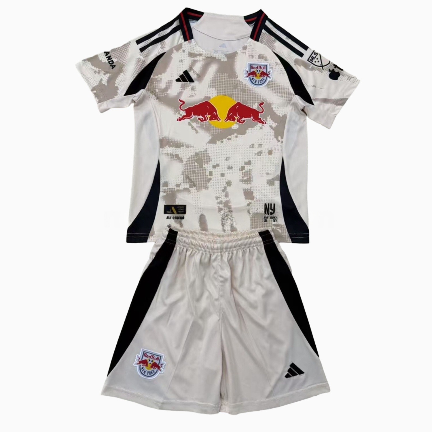 New York Red Bulls 2025 Away Men's Adult Jersey Set - Fans Version - ManixJersey