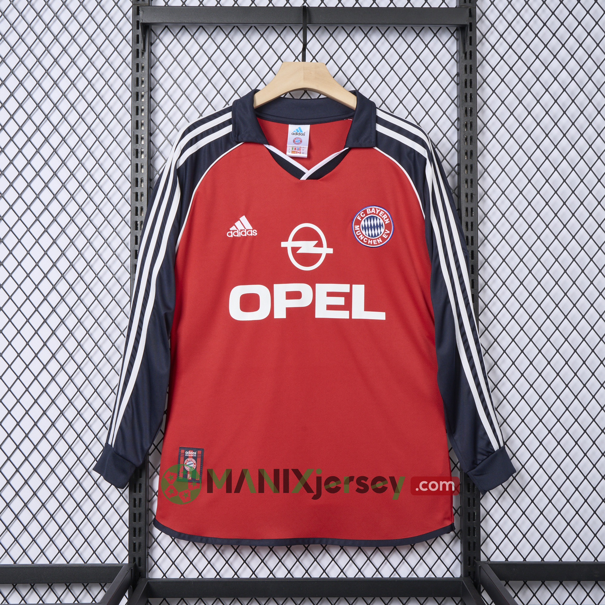 Retro Bayern Munich 2000-01 Home Long Sleeve Jersey - ManixJersey