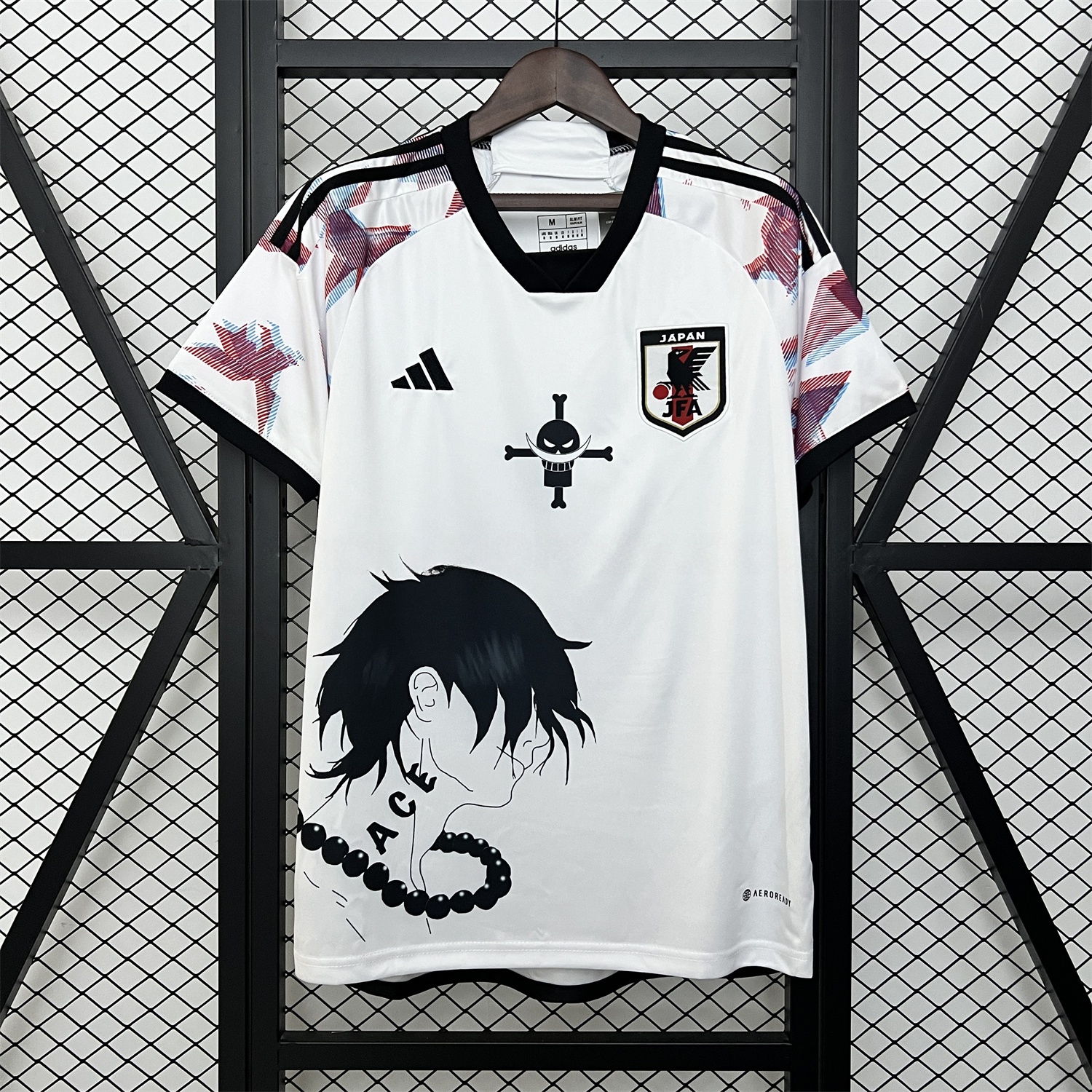 Japan 2024 Portgas·D· Ace White Jersey - Fans Version - ManixJersey