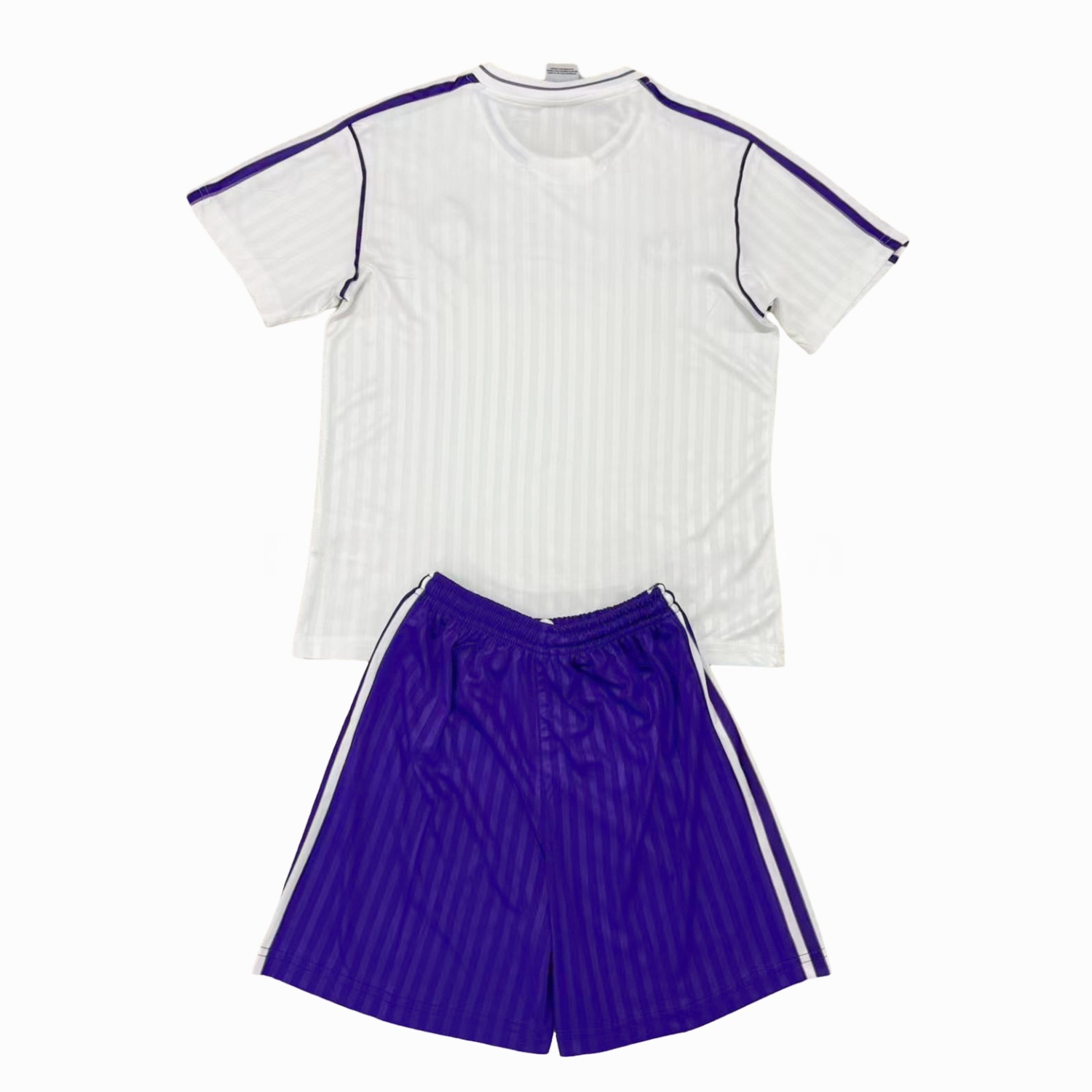 Real Madrid 24-25 White Terrace Icon Retro Style Kids Kit - ManixJersey