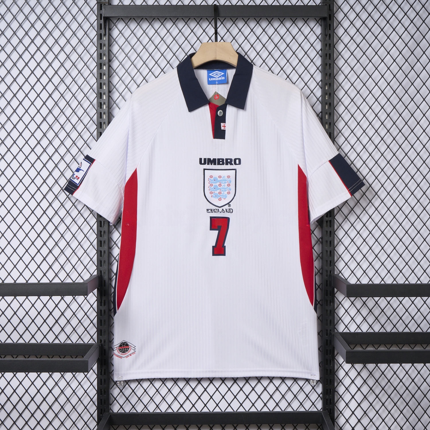 Retro England 1998 Home Jersey - ManixJersey