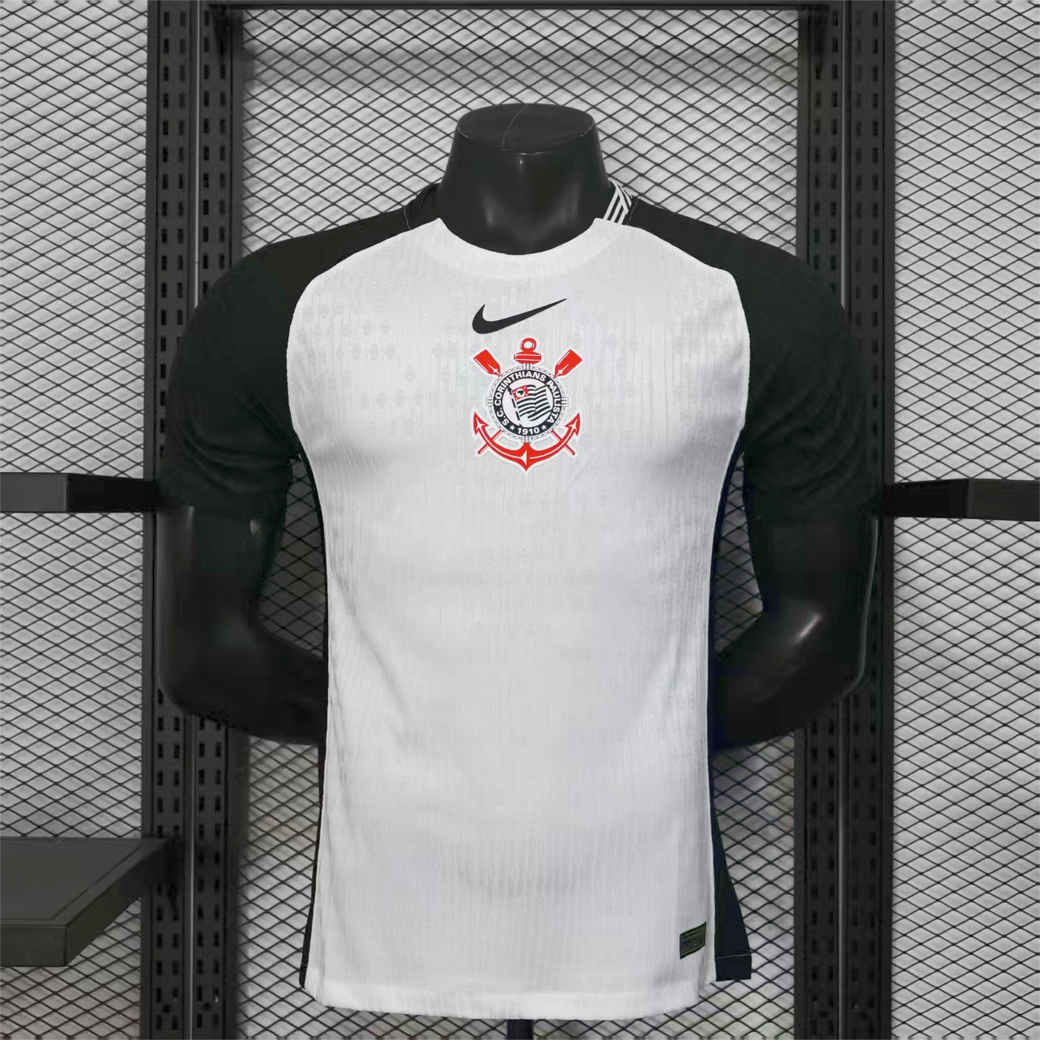 Corinthians 25-26 White Home Jersey - Player Version - ManixJersey