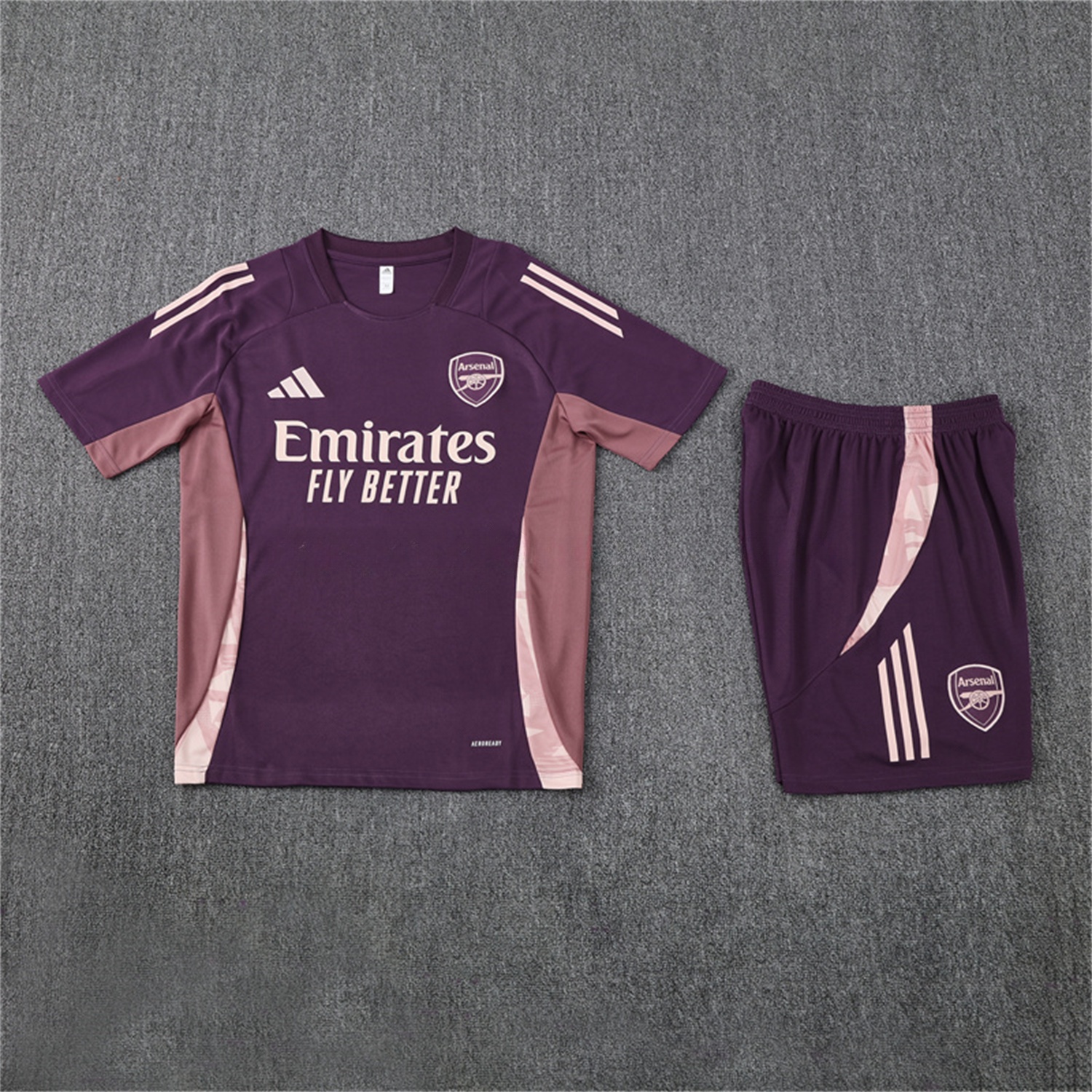 Arsenal 24-25 Short-Sleeve Training Set - Purple - ManixJersey