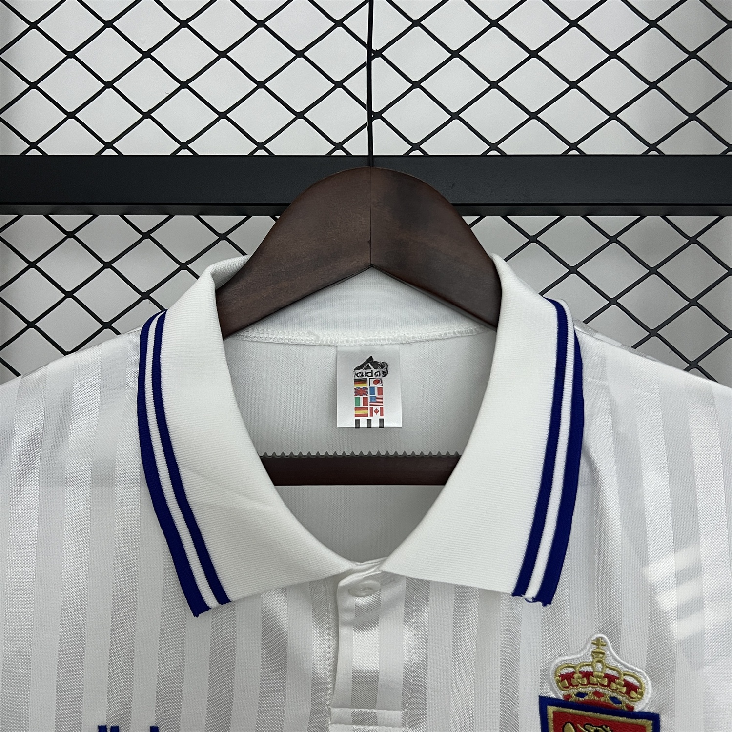Retro Real Zaragoza 1995-96 Home Jersey - ManixJersey