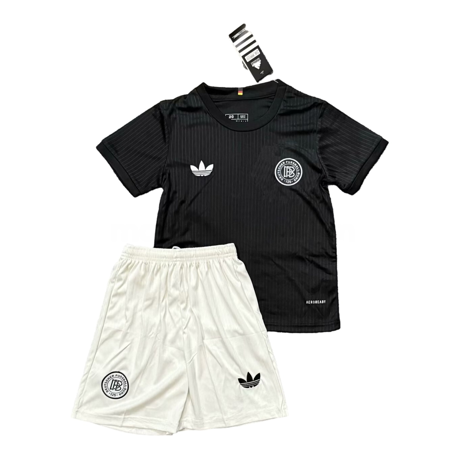 Germany 2025 Black 125-Year Anniversary Kids Kit - ManixJersey