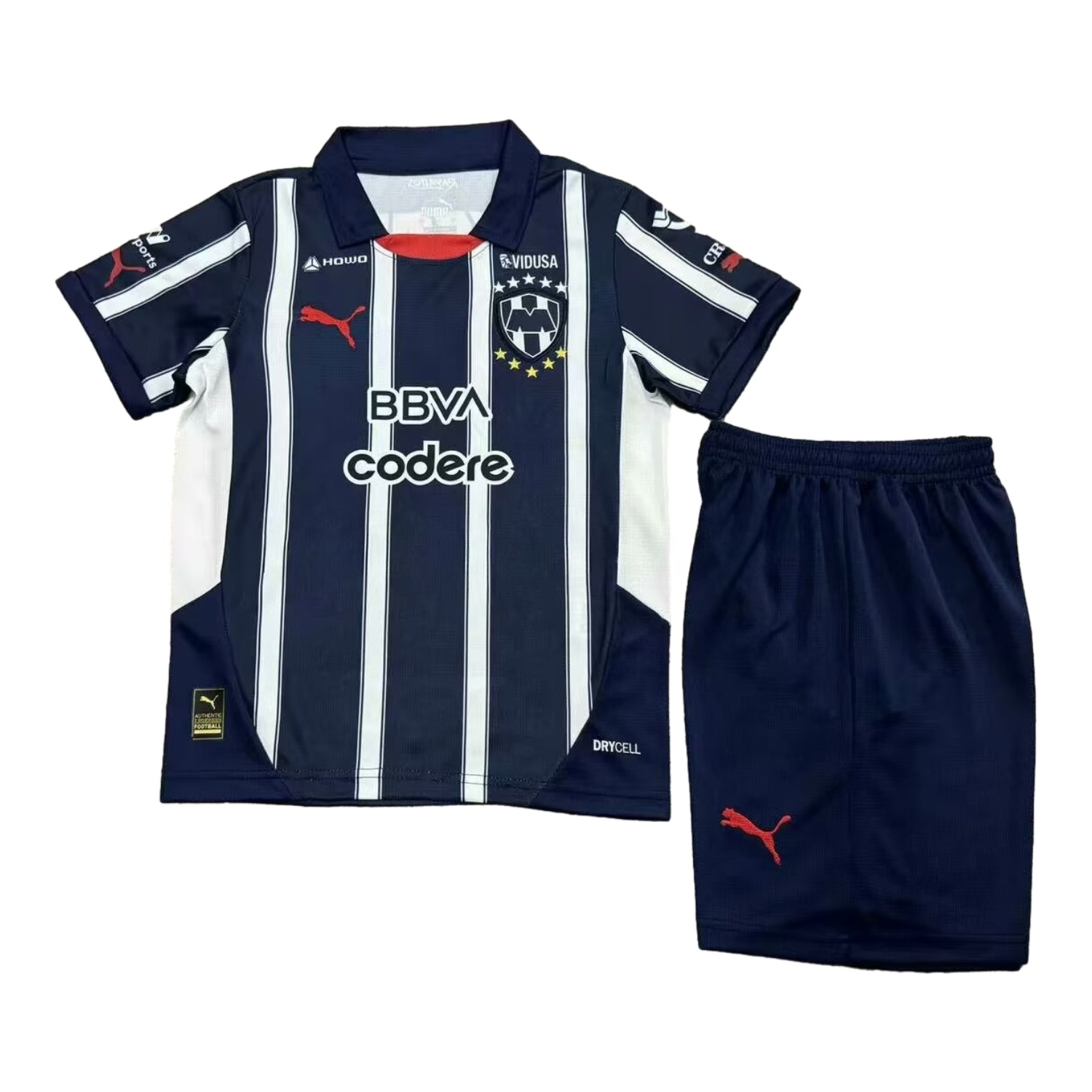 Rayados Monterrey 24-25 Home Kids Kit - ManixJersey