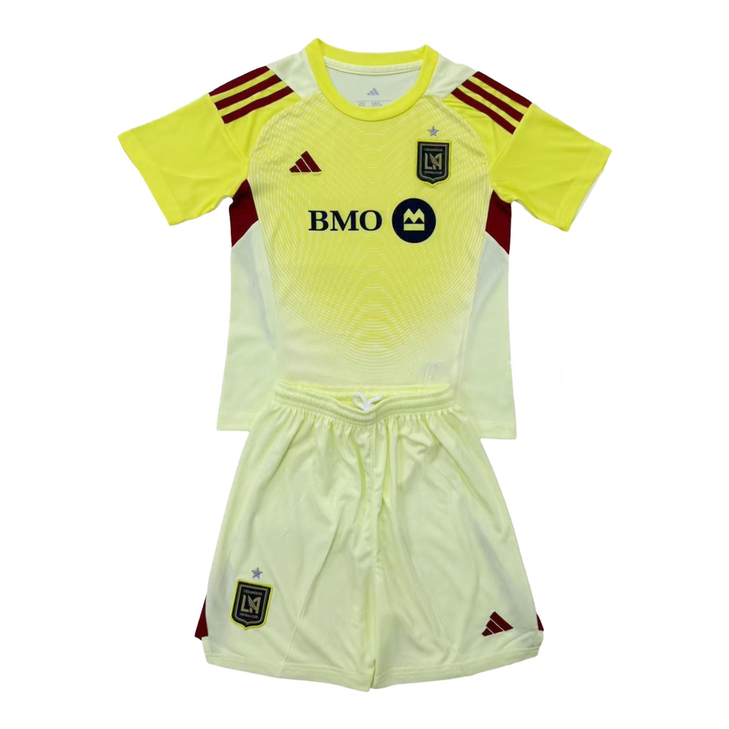 Los Angeles FC 2025 Light Yellow Goalkeeper Men's Adult Jersey Set - Fans Version - ManixJersey
