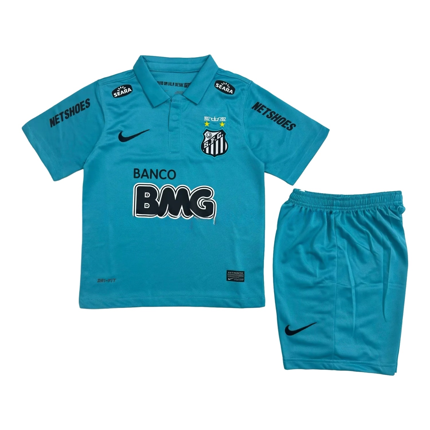 Retro Santos 2012 Third Kids Kit - ManixJersey