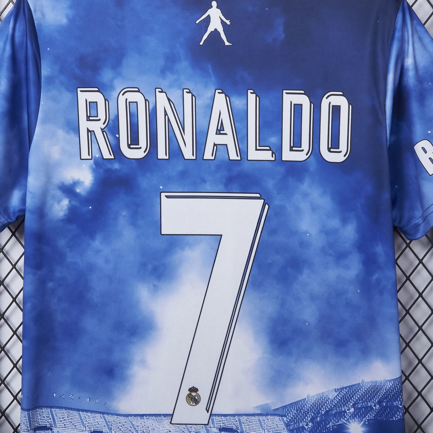 Cristiano Ronaldo Real Madrid 2017-18 Away Career Commemorative Jersey - Fans Version - ManixJersey