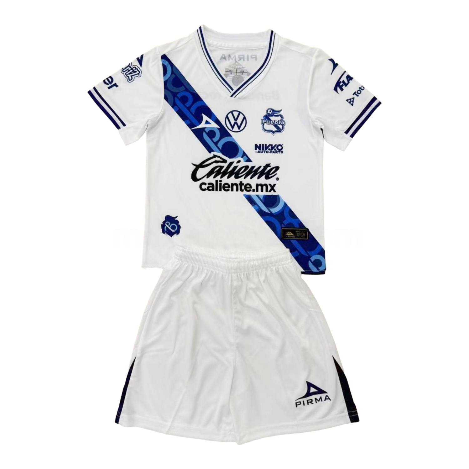 Club Puebla 24-25 Home Kids Kit - ManixJersey