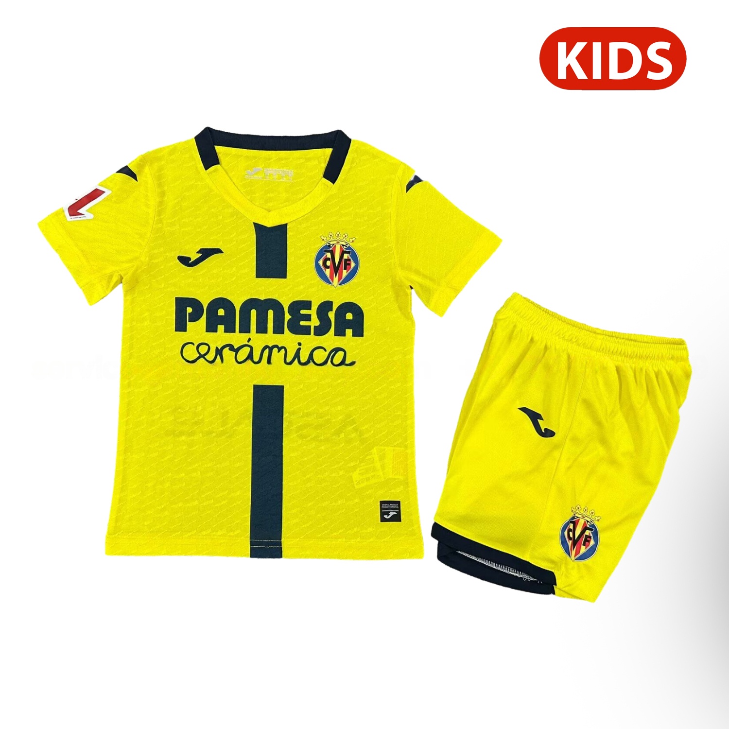 Villarreal 25-26 Home Kids Kit - ManixJersey