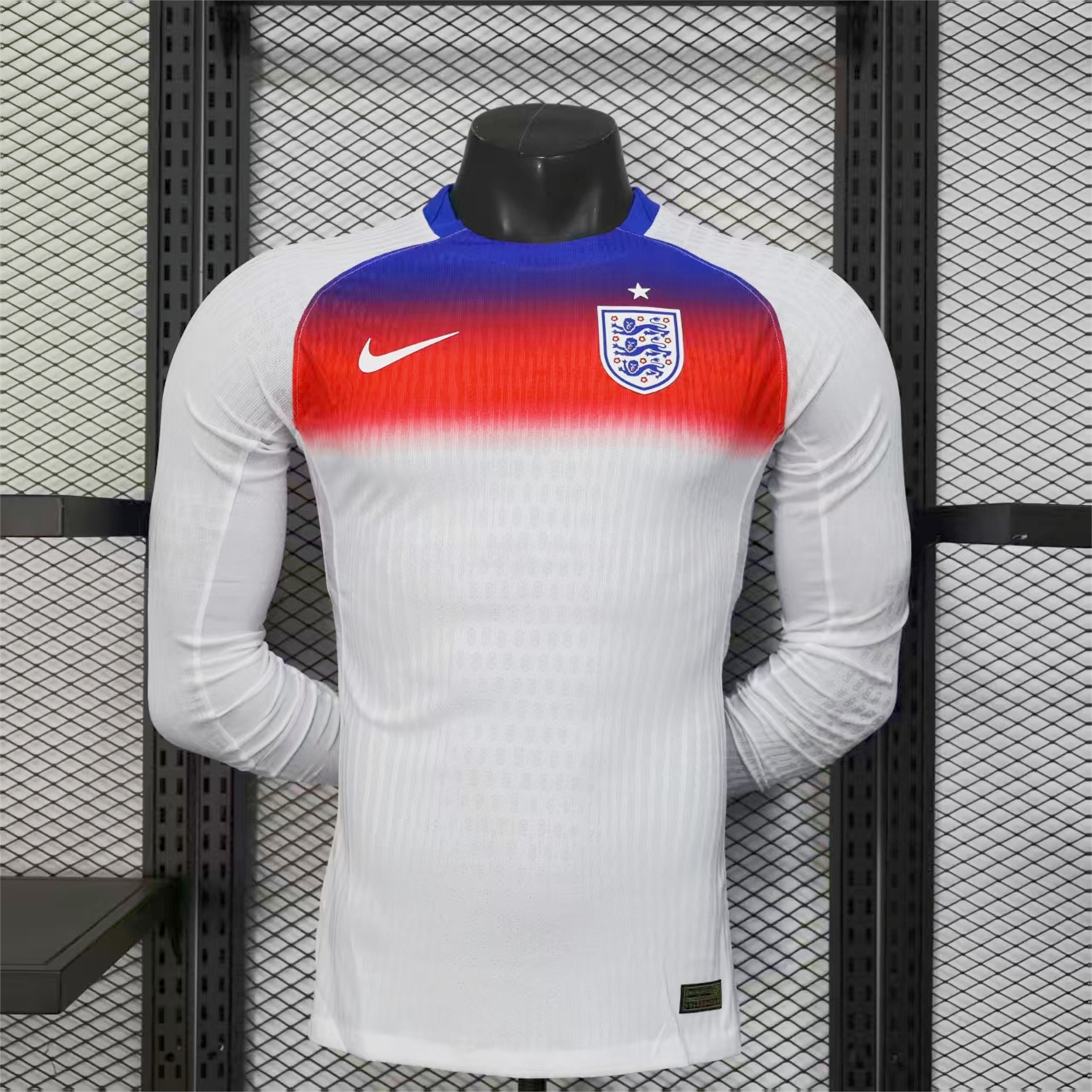 England 2025 Women's Team Home Jersey - Men's Long Sleeves Player Version - ManixJersey
