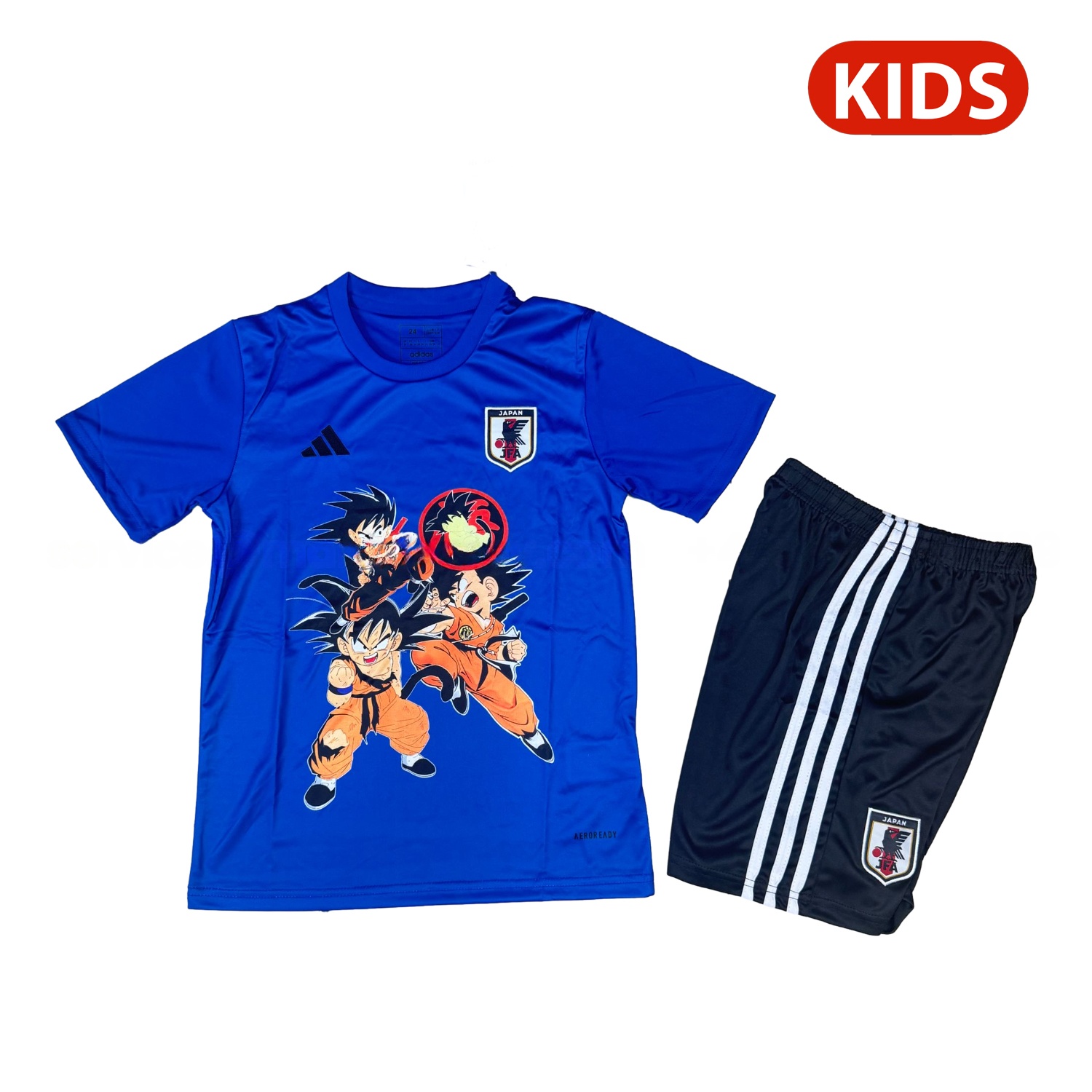 Japan 25-26 Dragon Ball Son Goku And Shenron Blue Special Kids Kit - ManixJersey