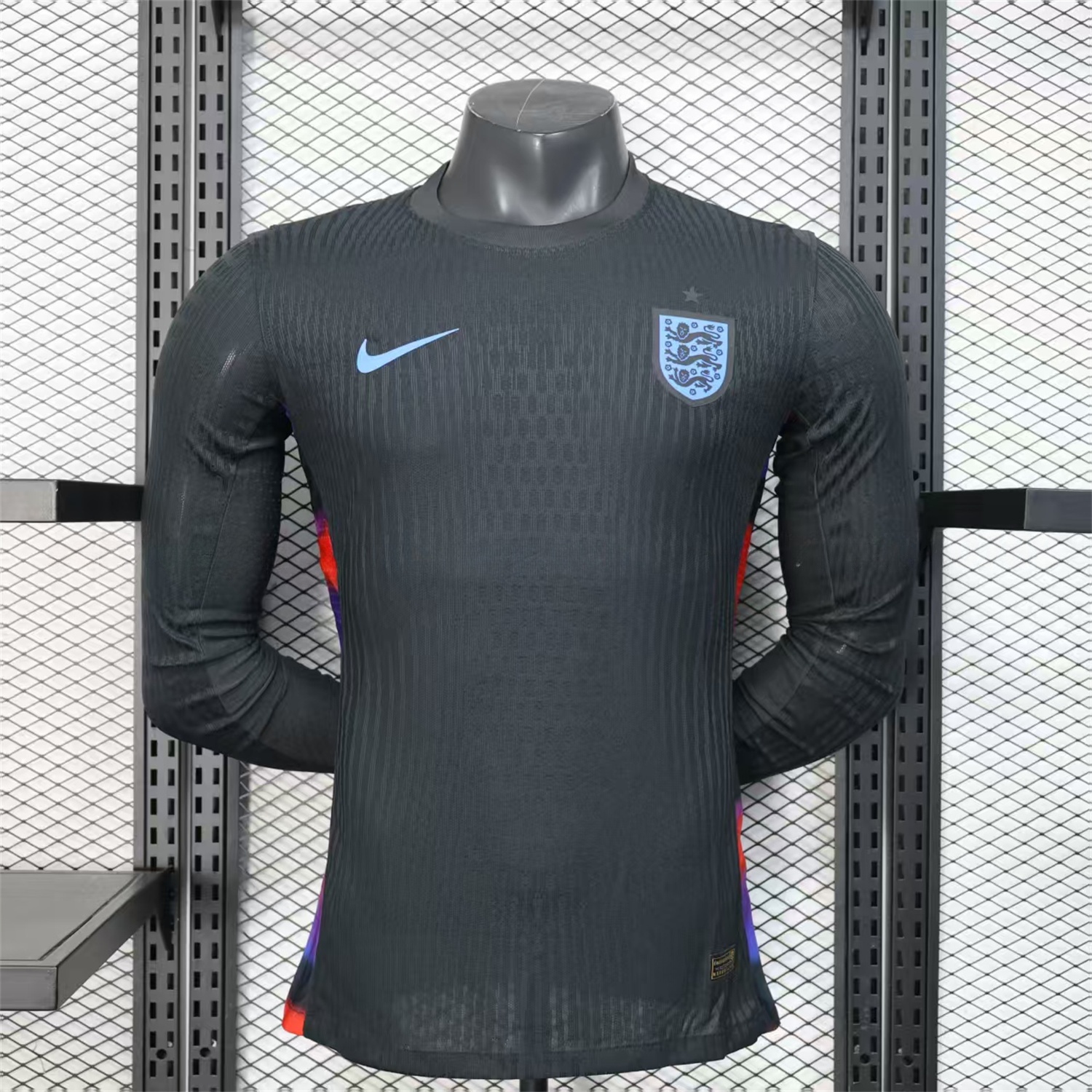 England 2025 Women's Team Away Jersey - Men's Long Sleeves Player Version - ManixJersey