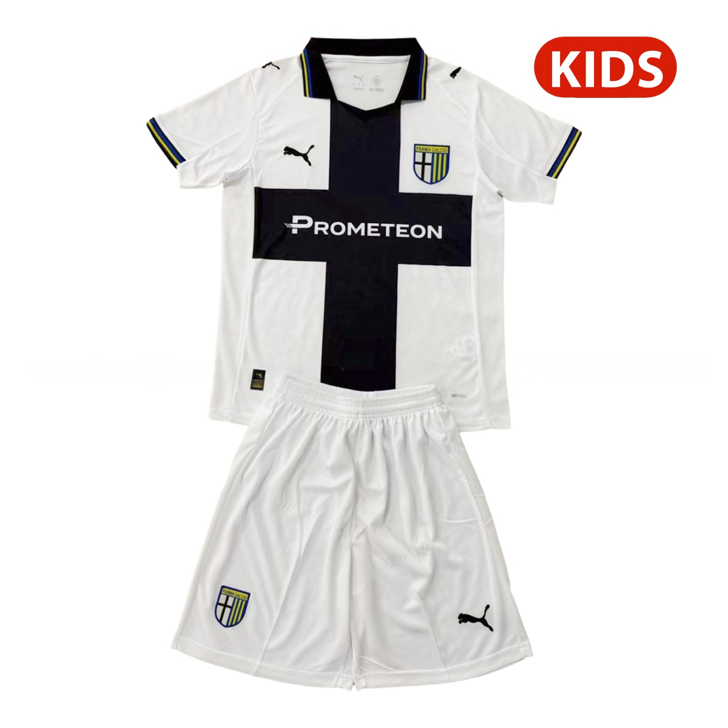 Parma 25-26 Home Kids Kit - ManixJersey