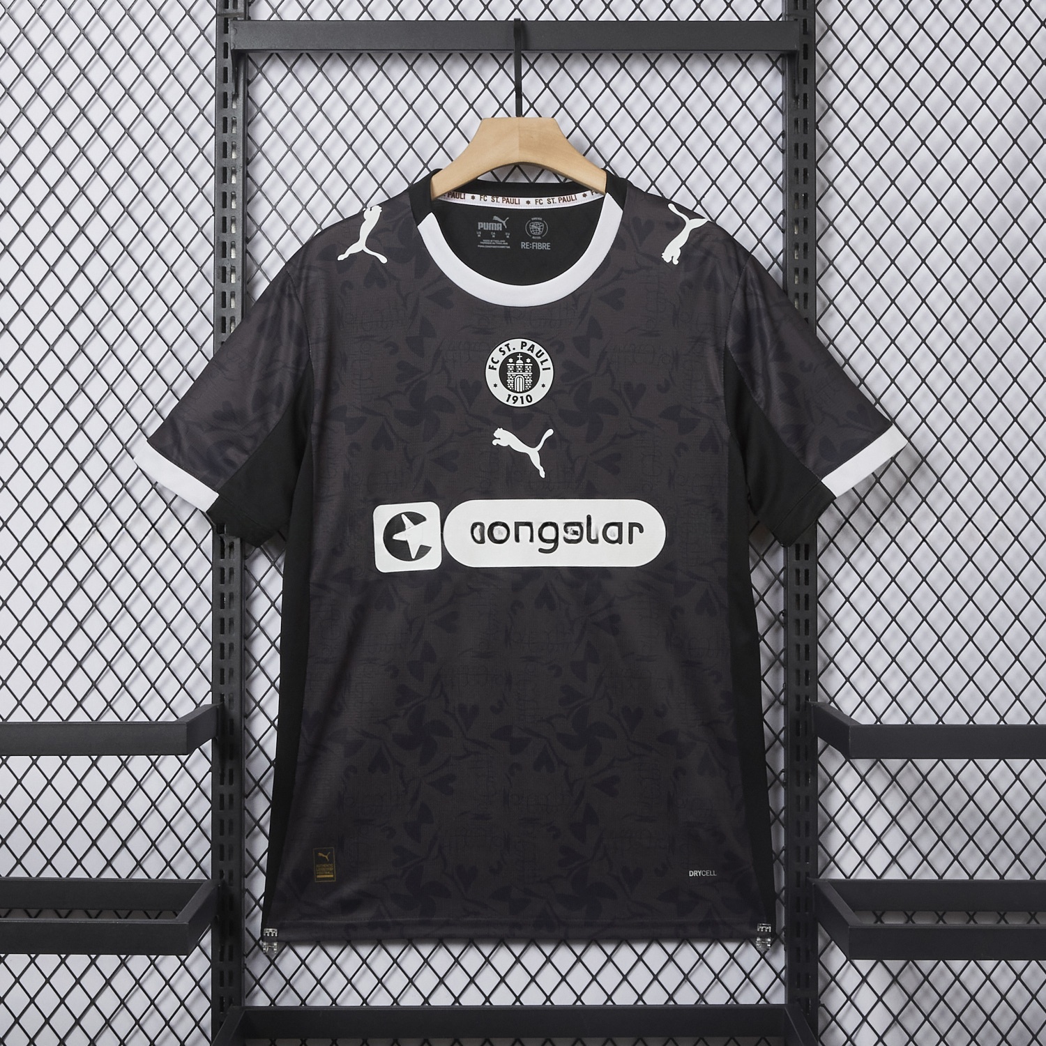 St. Pauli 25-26 Third Black Jersey - Fans Version - ManixJersey