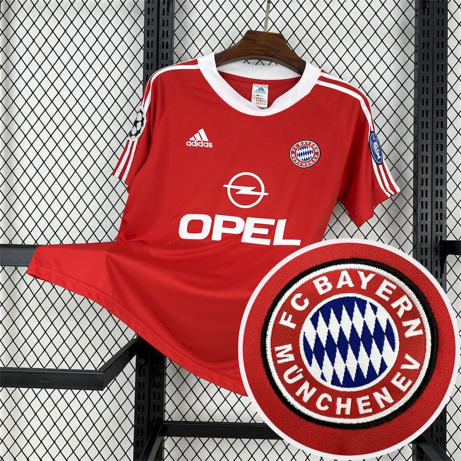 Retro Bayern Munich 2001-02 European Home Red Jersey - ManixJersey