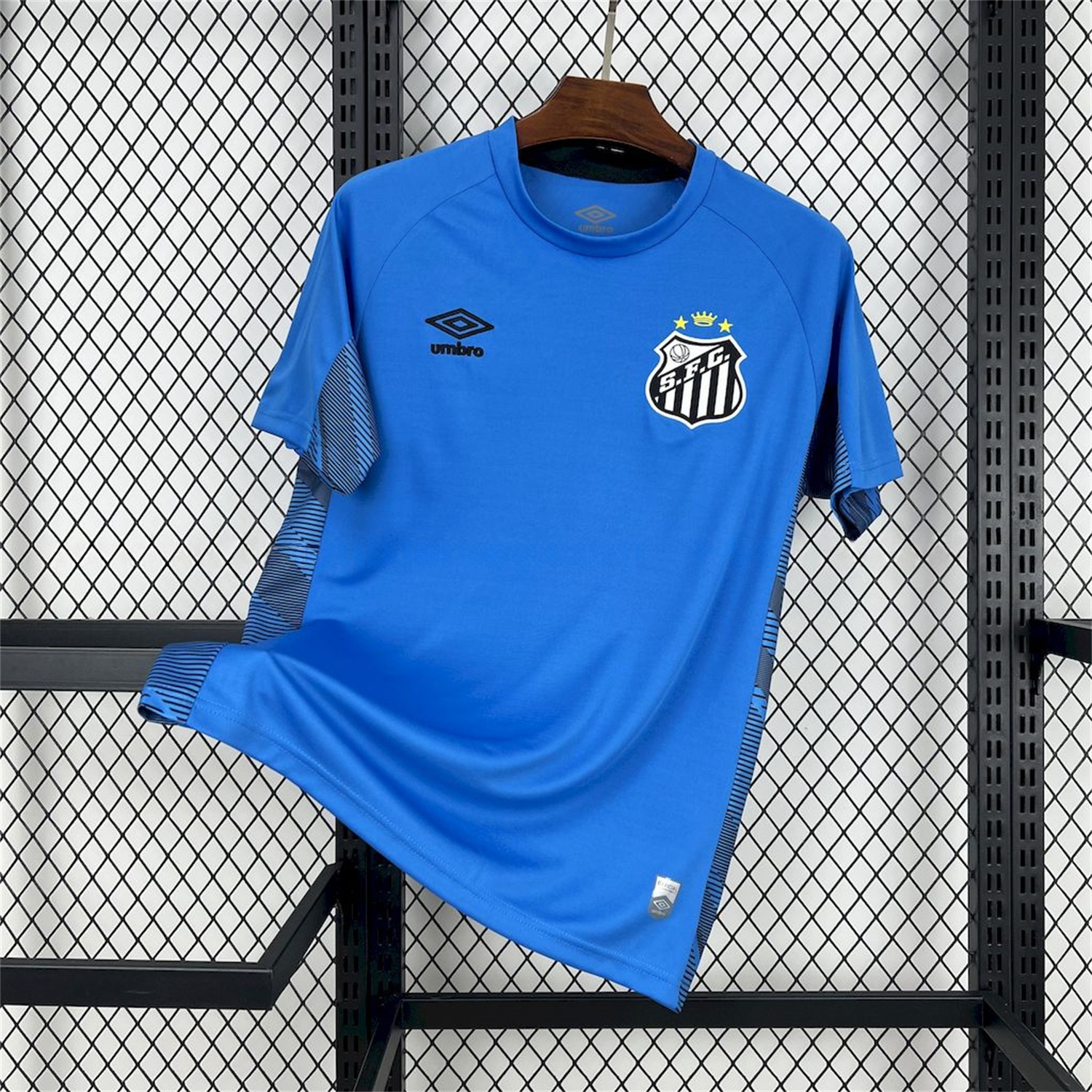 Santos 25-26 Blue Goalkeeper Unsponsored Jersey - Fans Version - ManixJersey