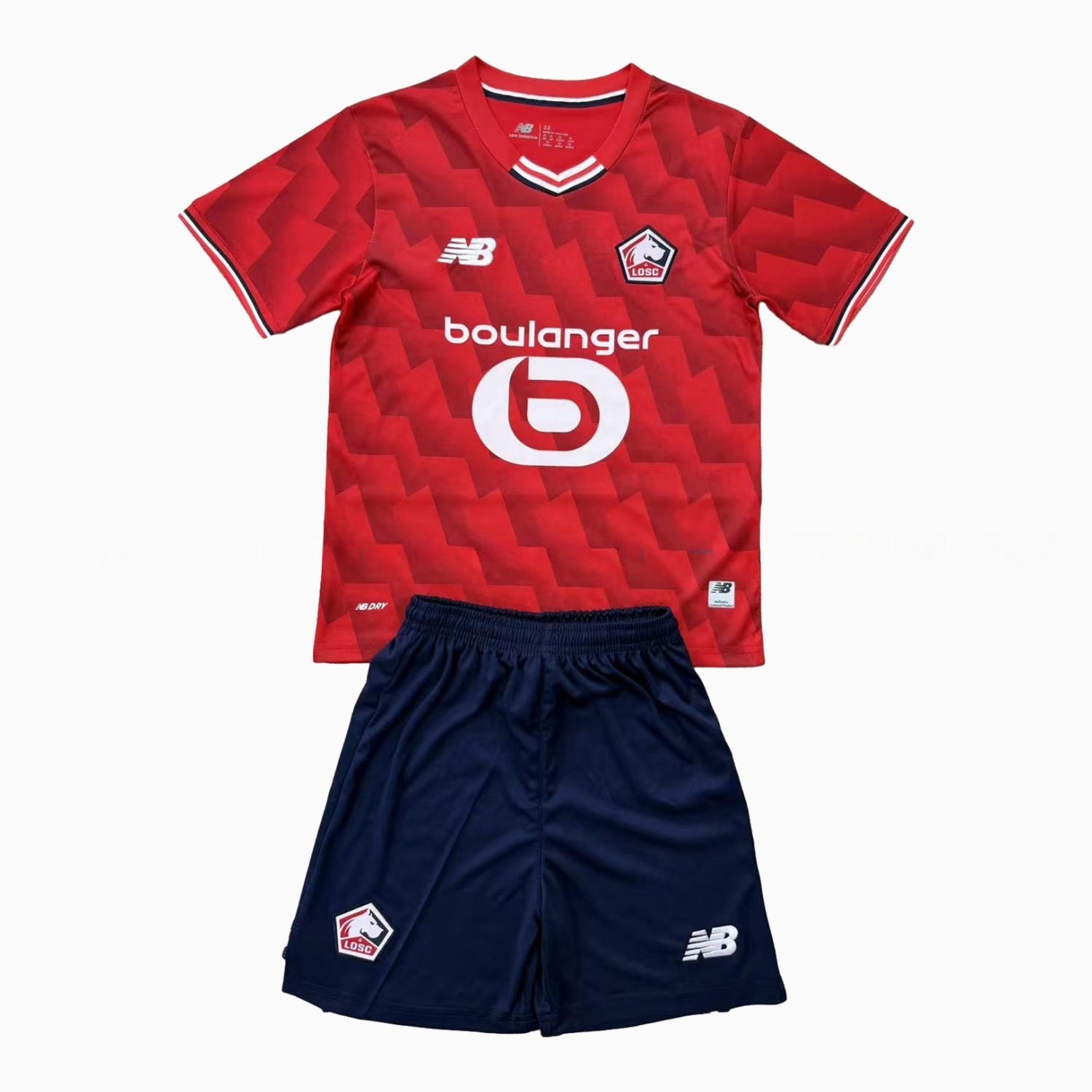 Lille 25-26 Home Men's Adult Jersey Set - Fans Version - ManixJersey