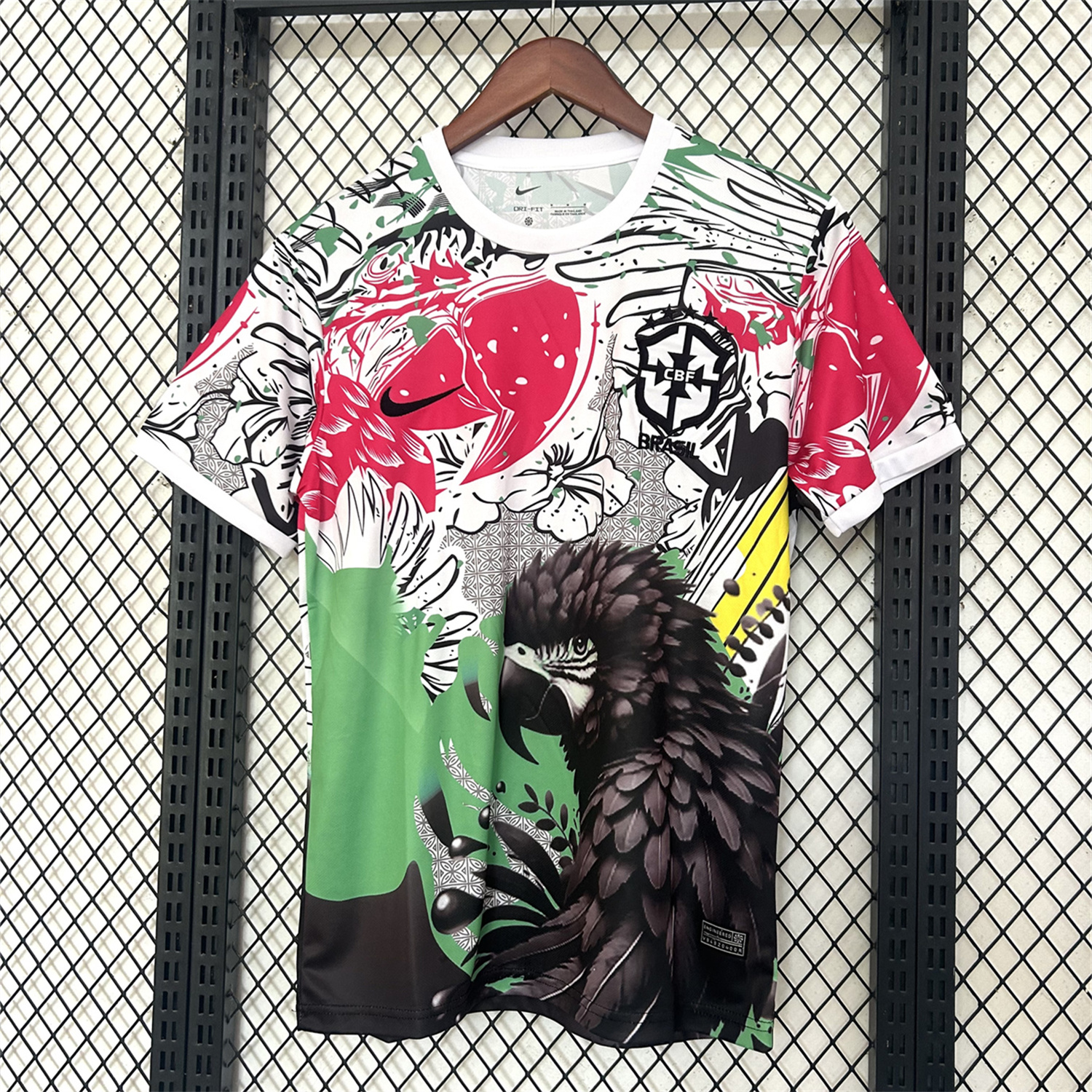 Brazil 2025 Black Macaw Special Jersey - Fans Version - ManixJersey