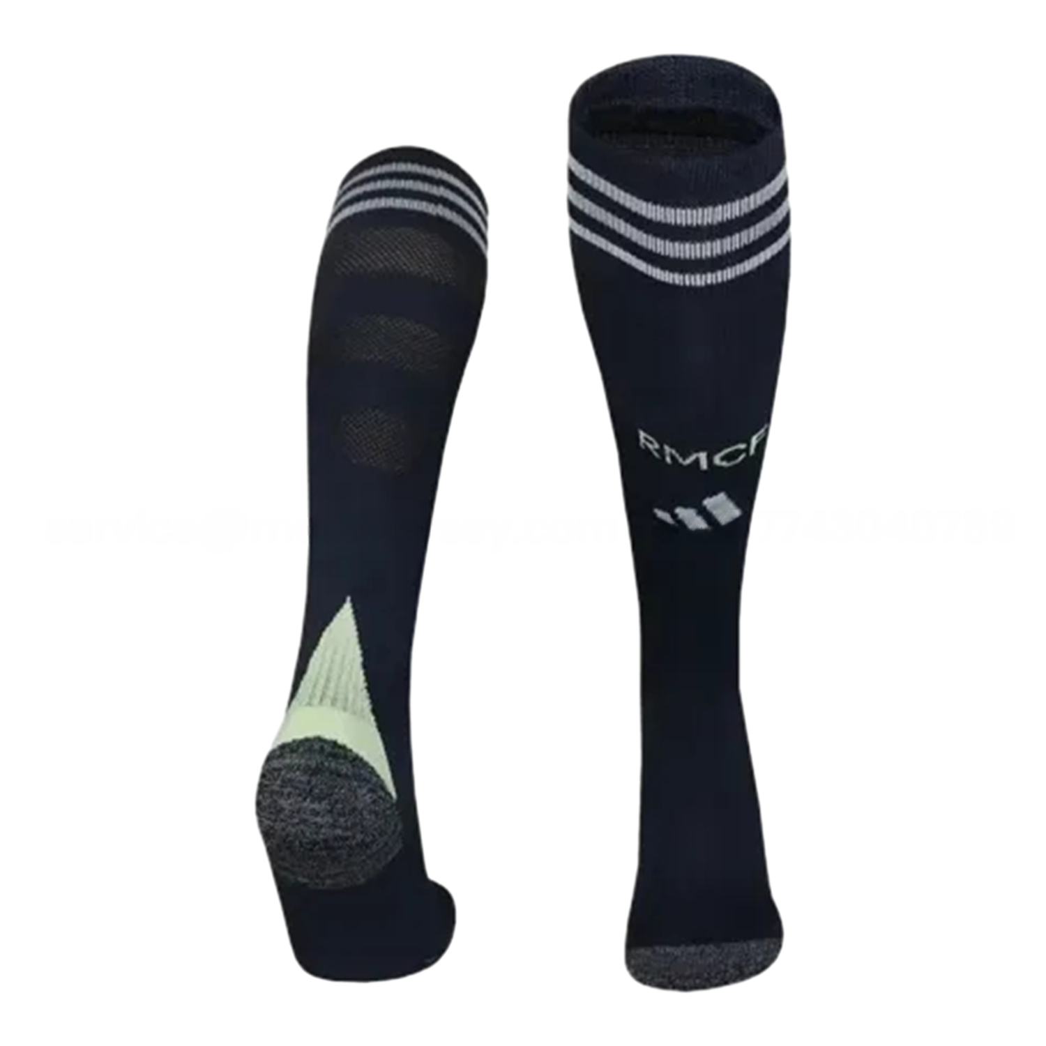 Real Madrid 25-26 Away Socks - Black - ManixJersey