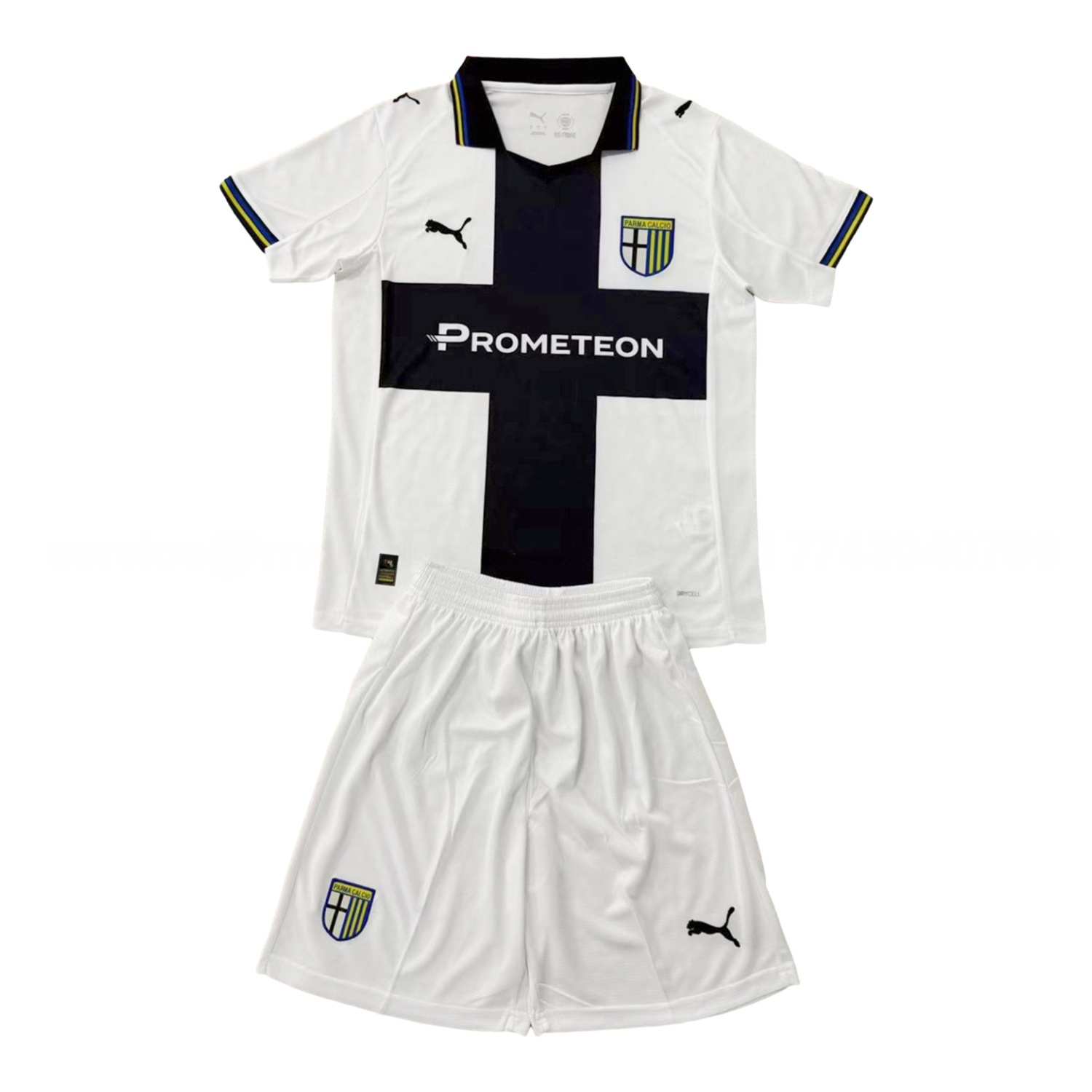 Parma 25-26 Home Men's Adult Jersey Set - Fans Version - ManixJersey