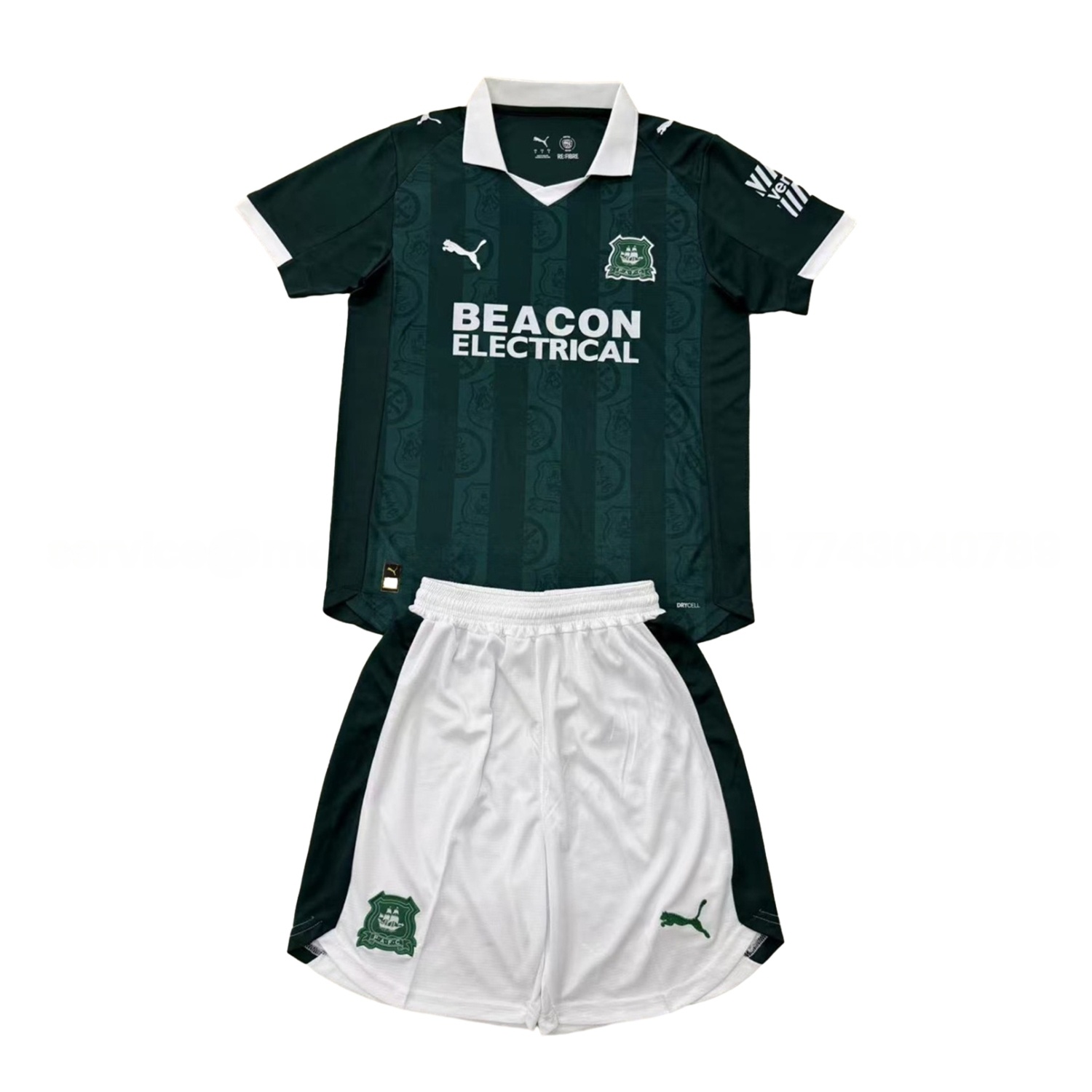Plymouth Argyle 25-26 Home Men's Adult Jersey Set - Fans Version - ManixJersey