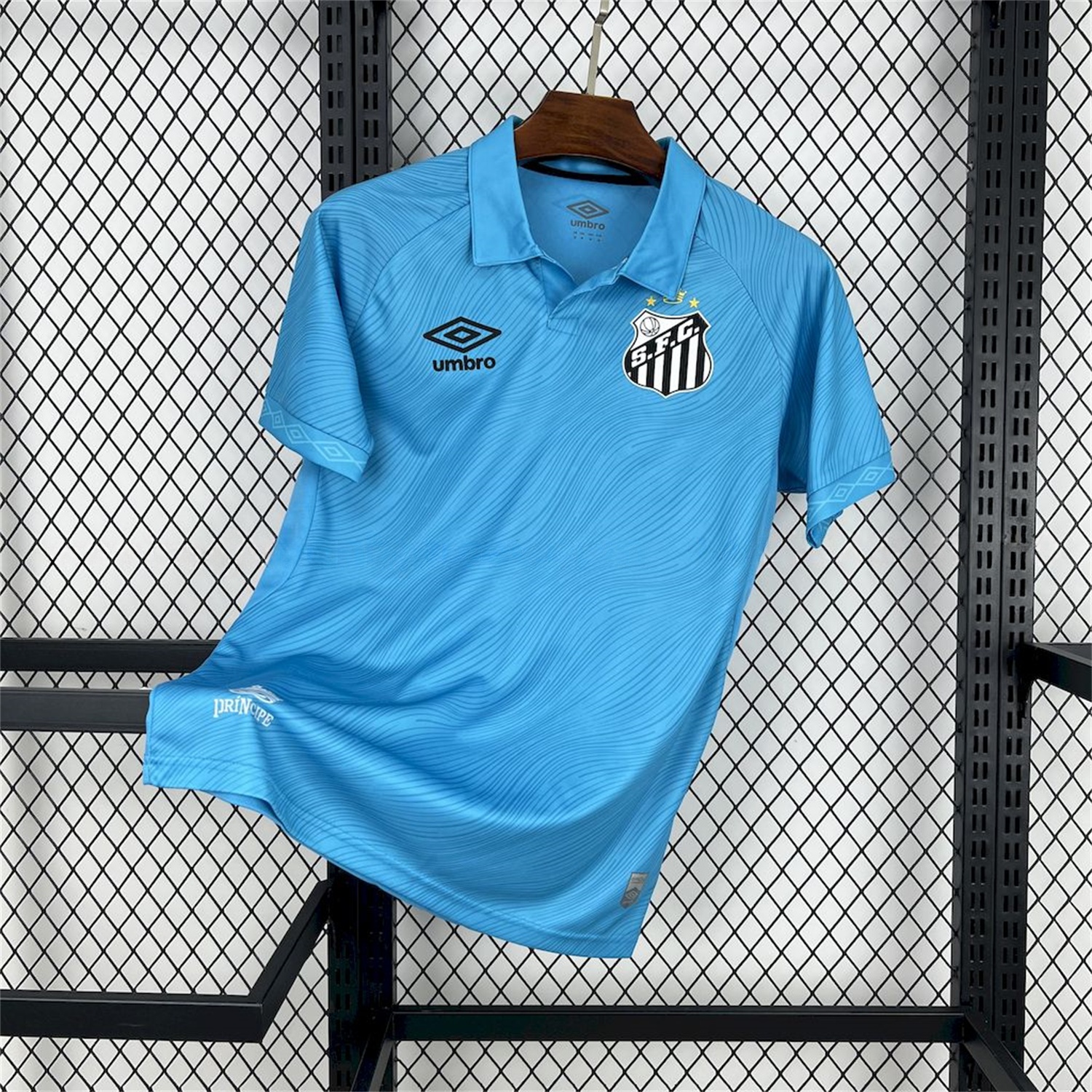 Santos 25-26 Third Blue Unsponsored Jersey - Fans Version - ManixJersey