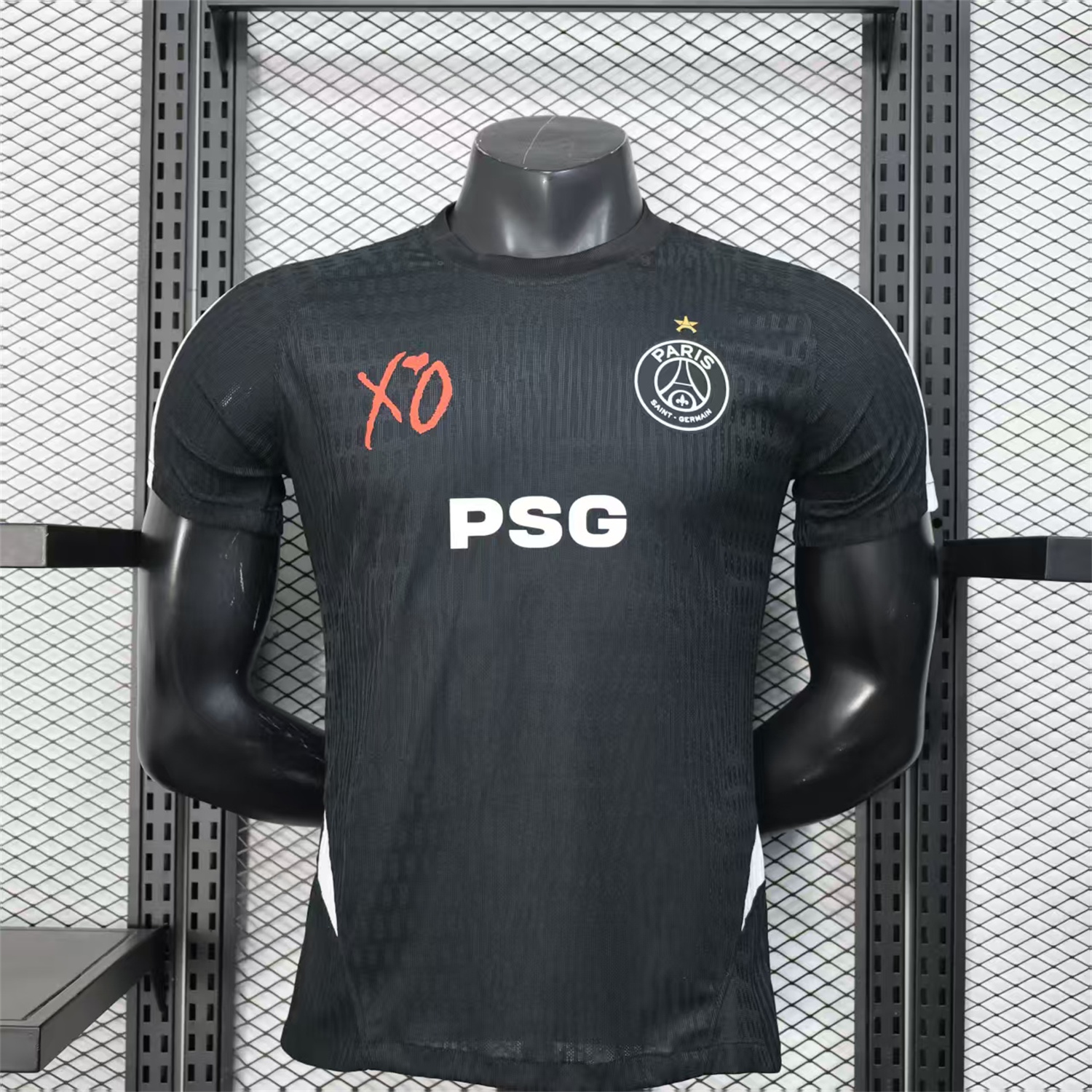 Paris Saint-Germain PSG 25-26 Black XO Special Jersey - Player Version - ManixJersey