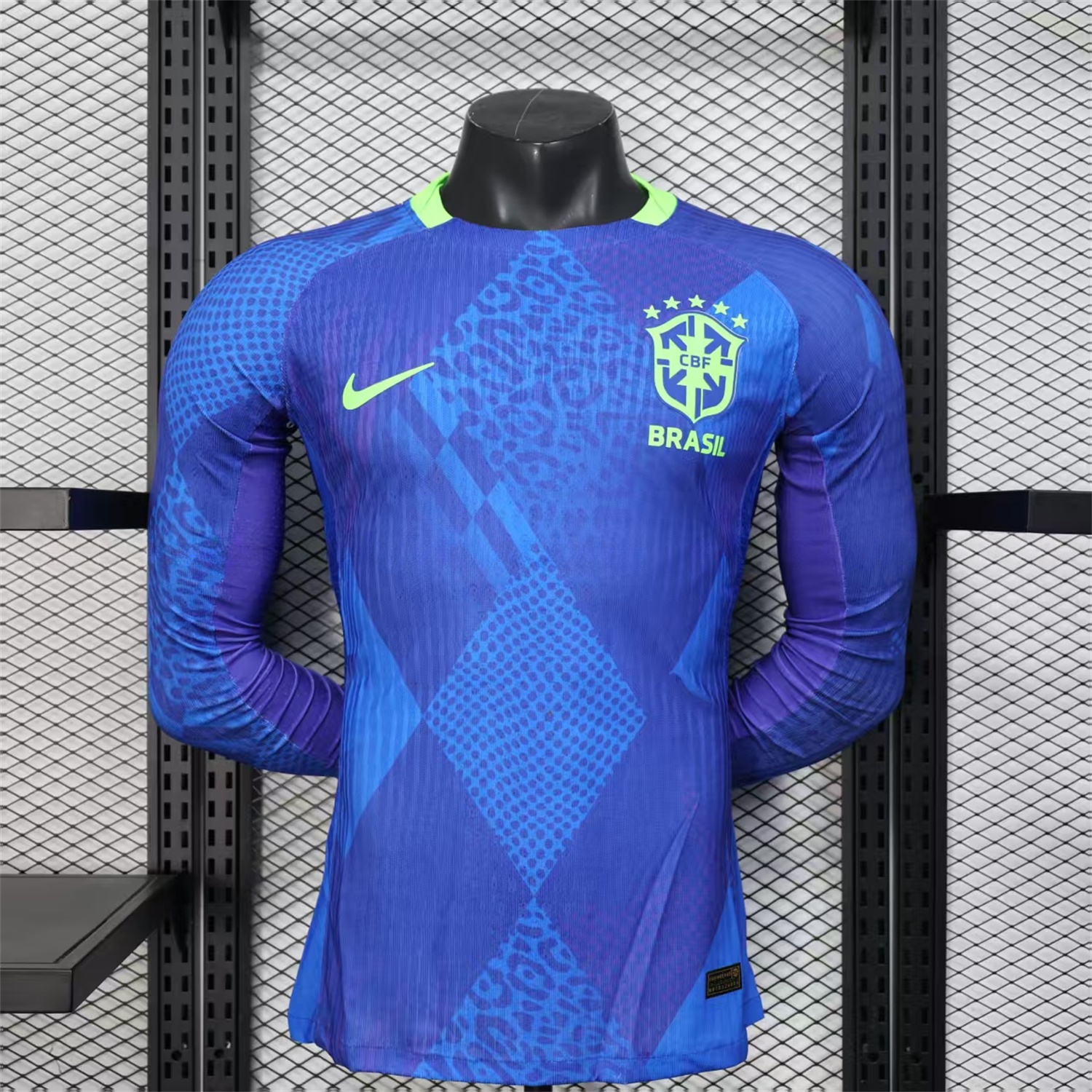 Brazil 2025 Women's Team Away Long Sleeves Jersey - Men's Player Version - ManixJersey