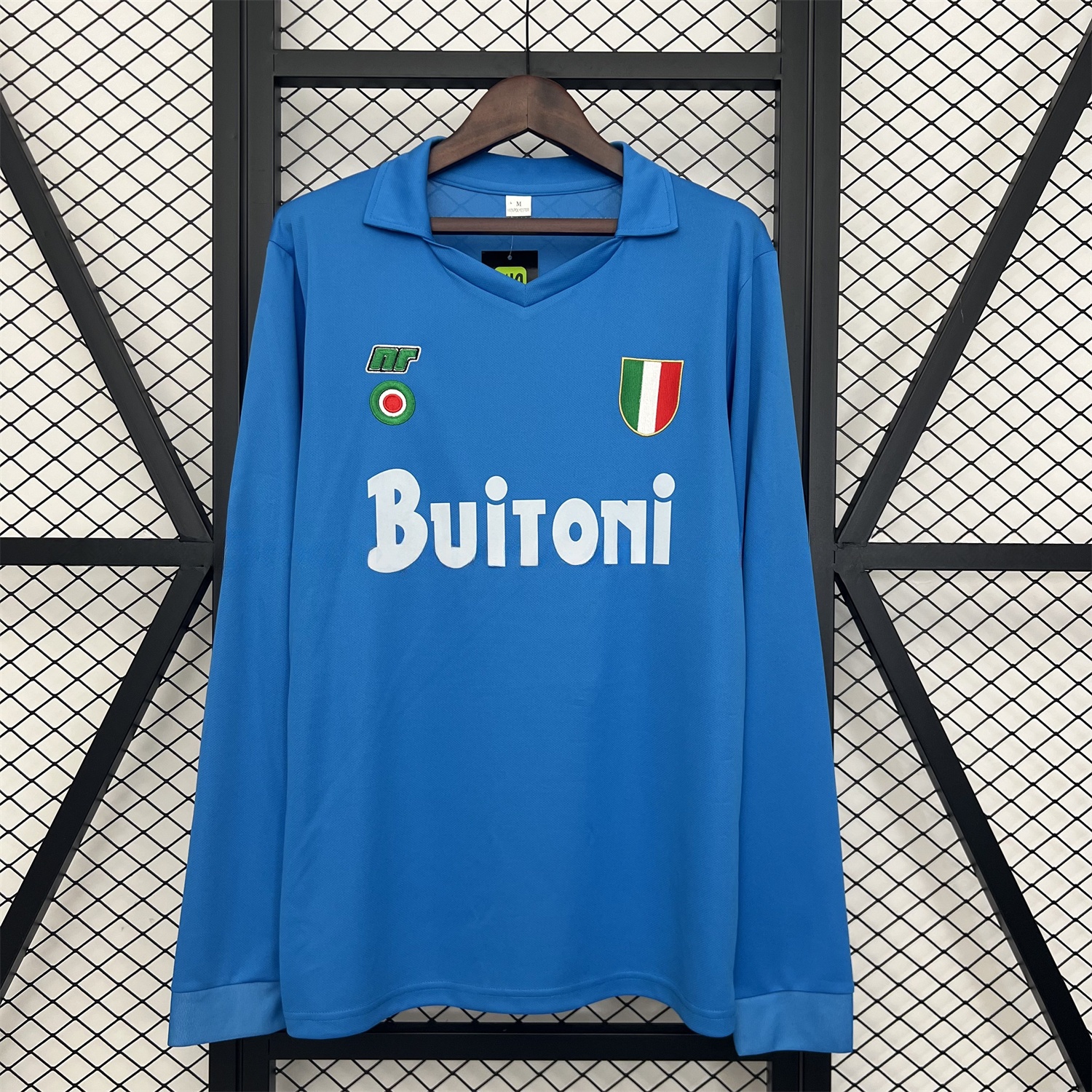 Retro Napoli 1987-88 Home Long Sleeves Jersey - ManixJersey