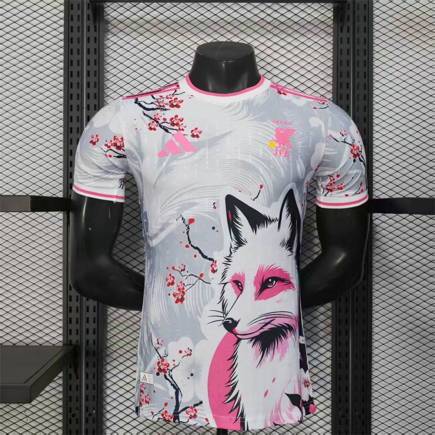 Japan 25-26 Pink And White Snow Fox Special Jersey - Player Version - ManixJersey