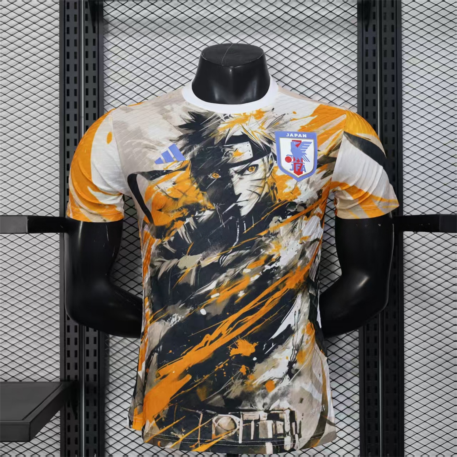 Japan 25-26 Naruto Uzumaki's Nine-Tailed Fox Mode Special Jersey - Player Version - ManixJersey