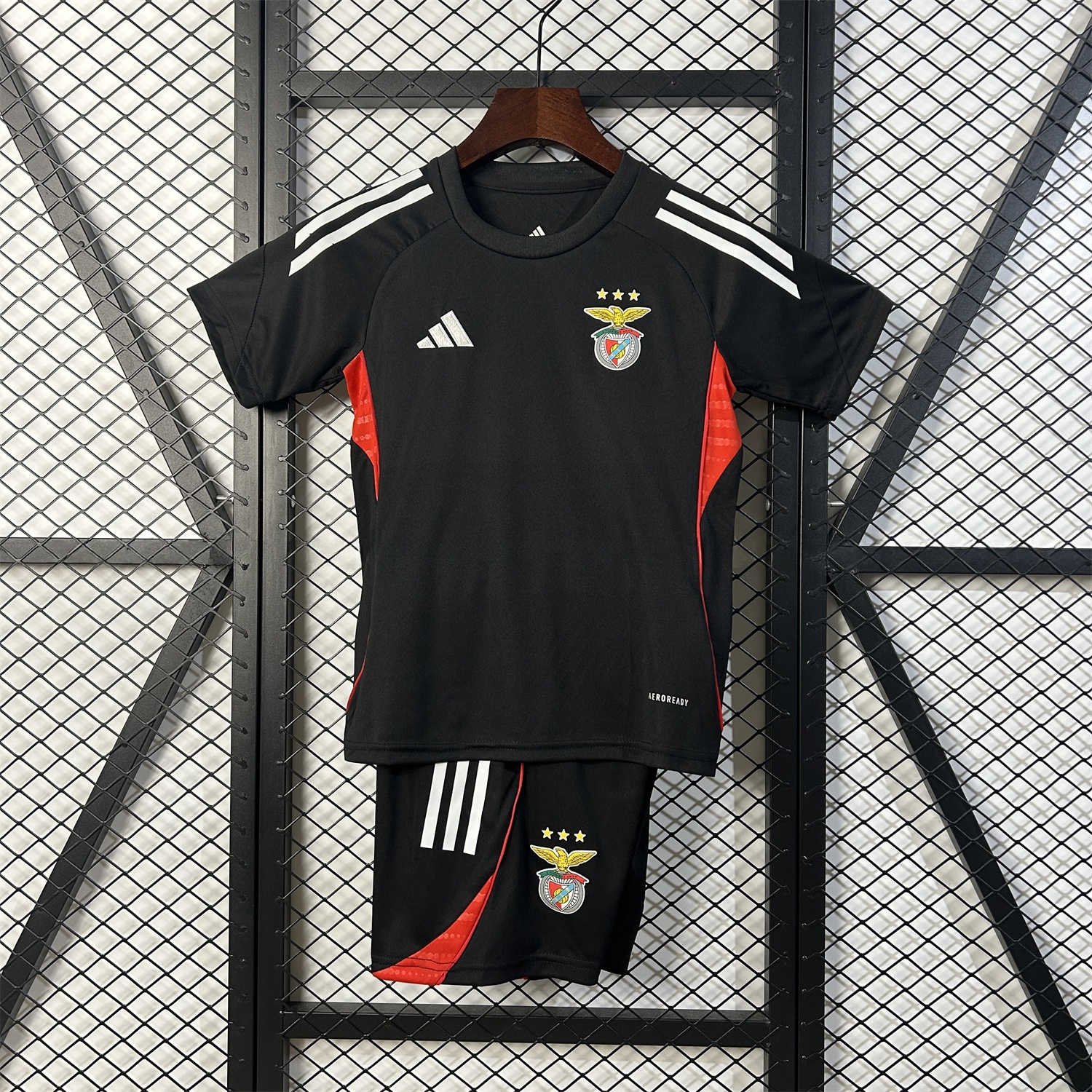 Benfica 25-26 Black Training Kids Kit - ManixJersey