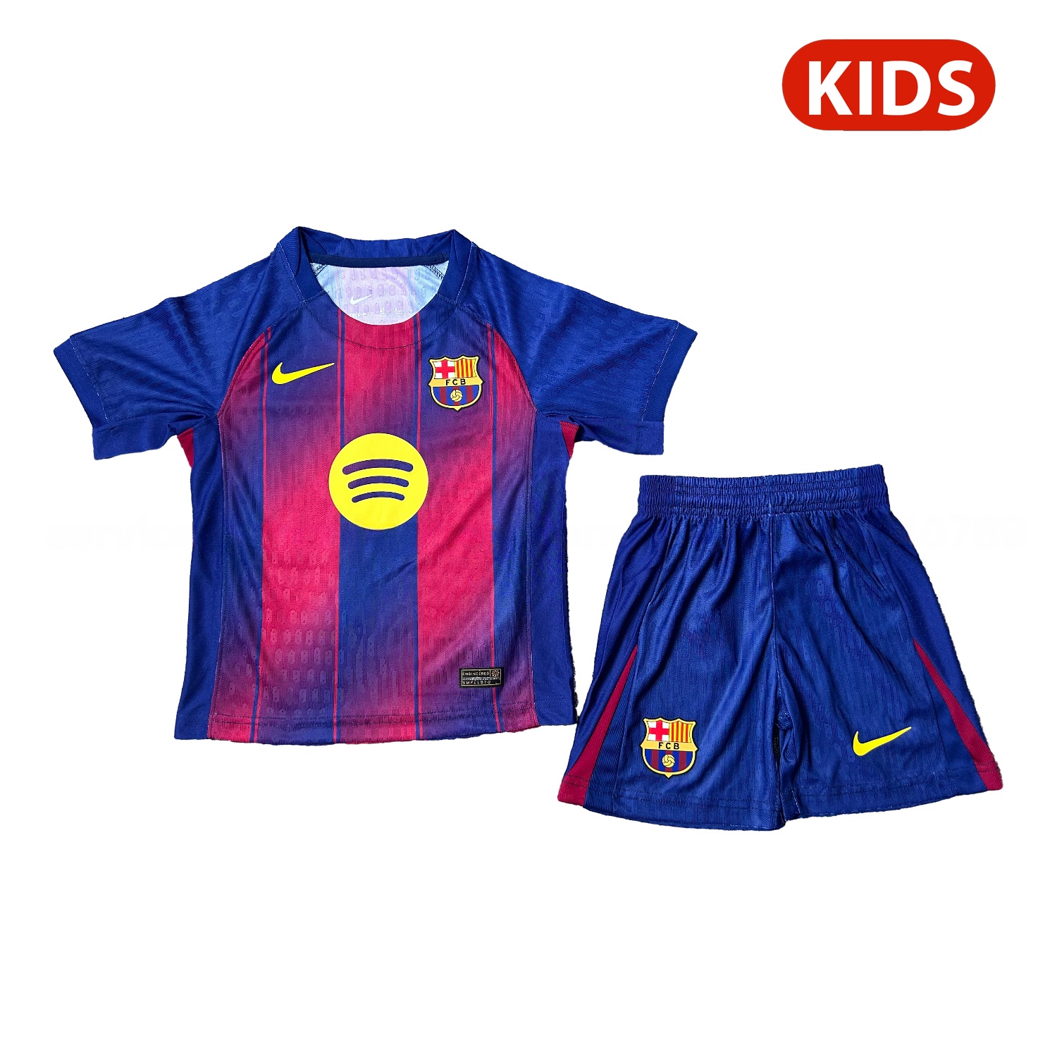 Barcelona 25-26 Home Kids Kit - Player Version - ManixJersey