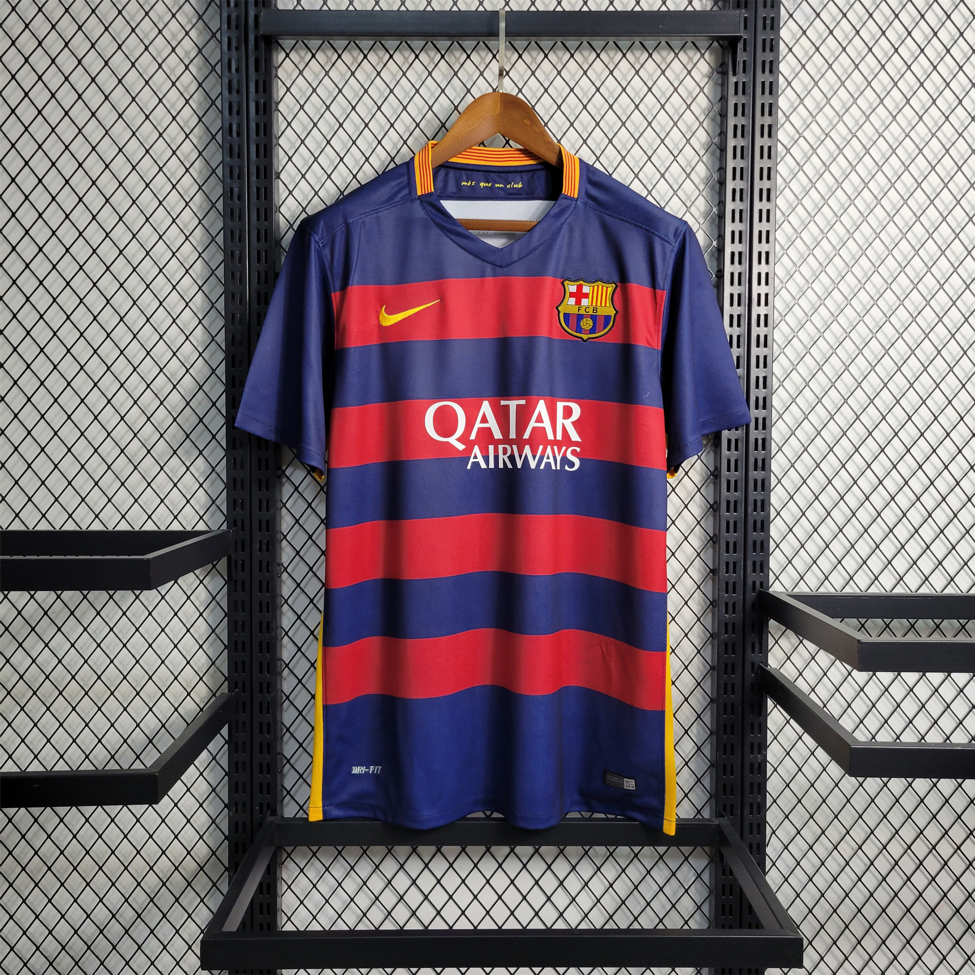 Retro Barcelona 15-16 Home Stadium Jersey - ManixJersey