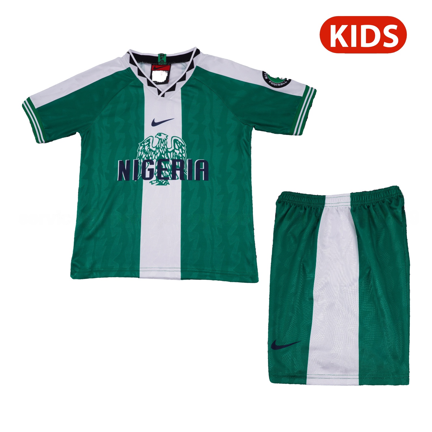 Retro Nigeria 1996 Home Kids Kit - ManixJersey