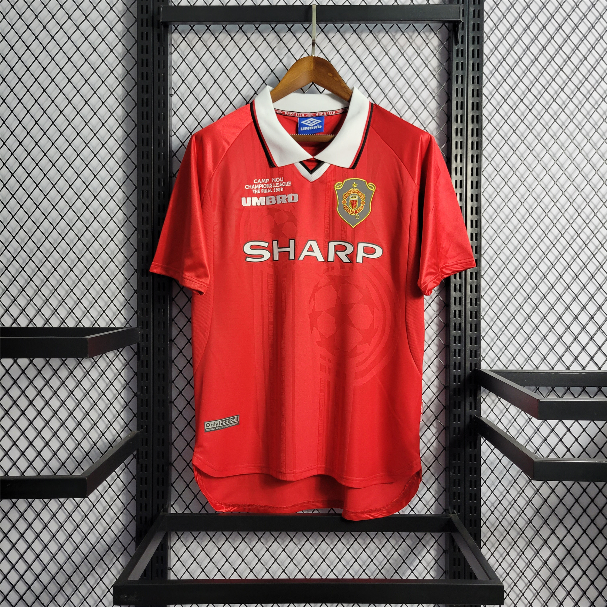 Retro Manchester United 99-00 Home Jersey - ManixJersey