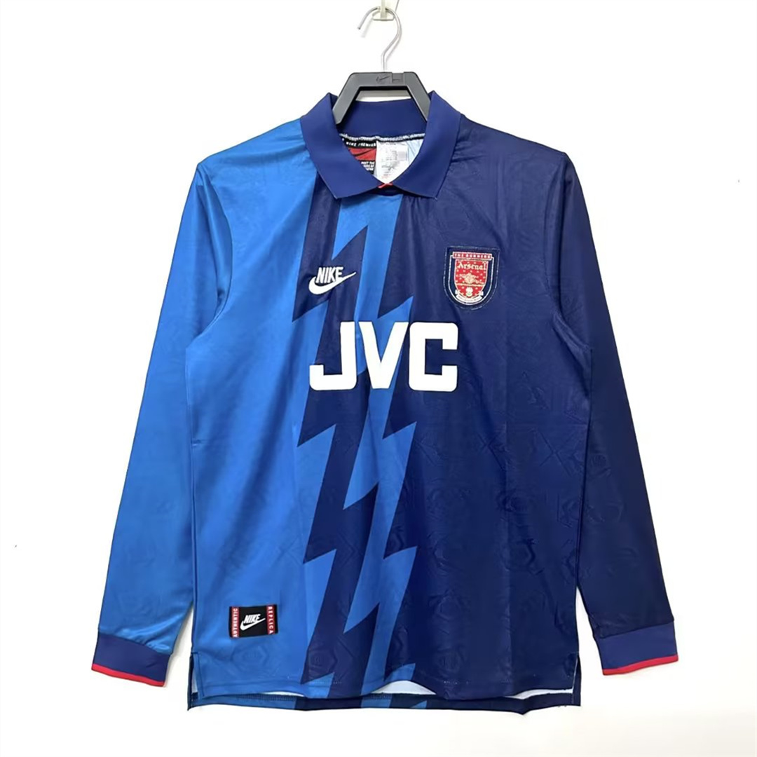 Retro Arsenal 95-96 Away Long Sleeve Jersey - ManixJersey