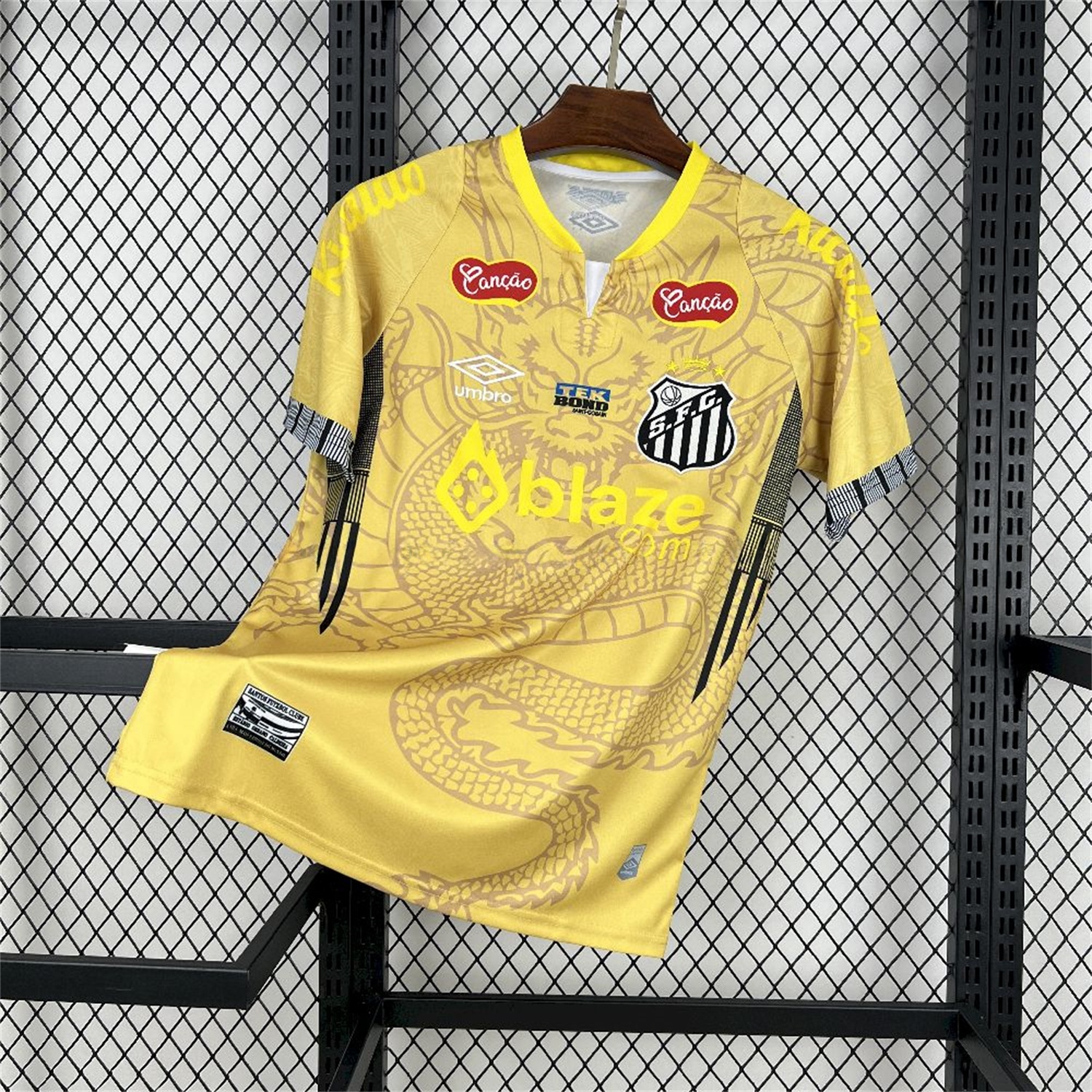 Santos 25-26 Yellow Special Jersey with Sponsors - Fans Version - ManixJersey