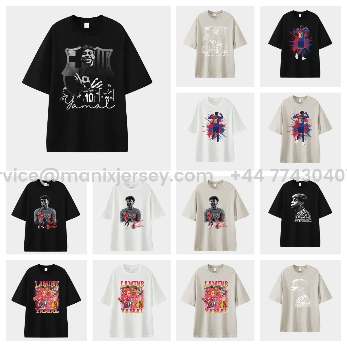 LAMINE YAMAL - Barcelona No. 10 Legend Continues 2025 Unisex Pure Cotton T-shirt - ManixJersey