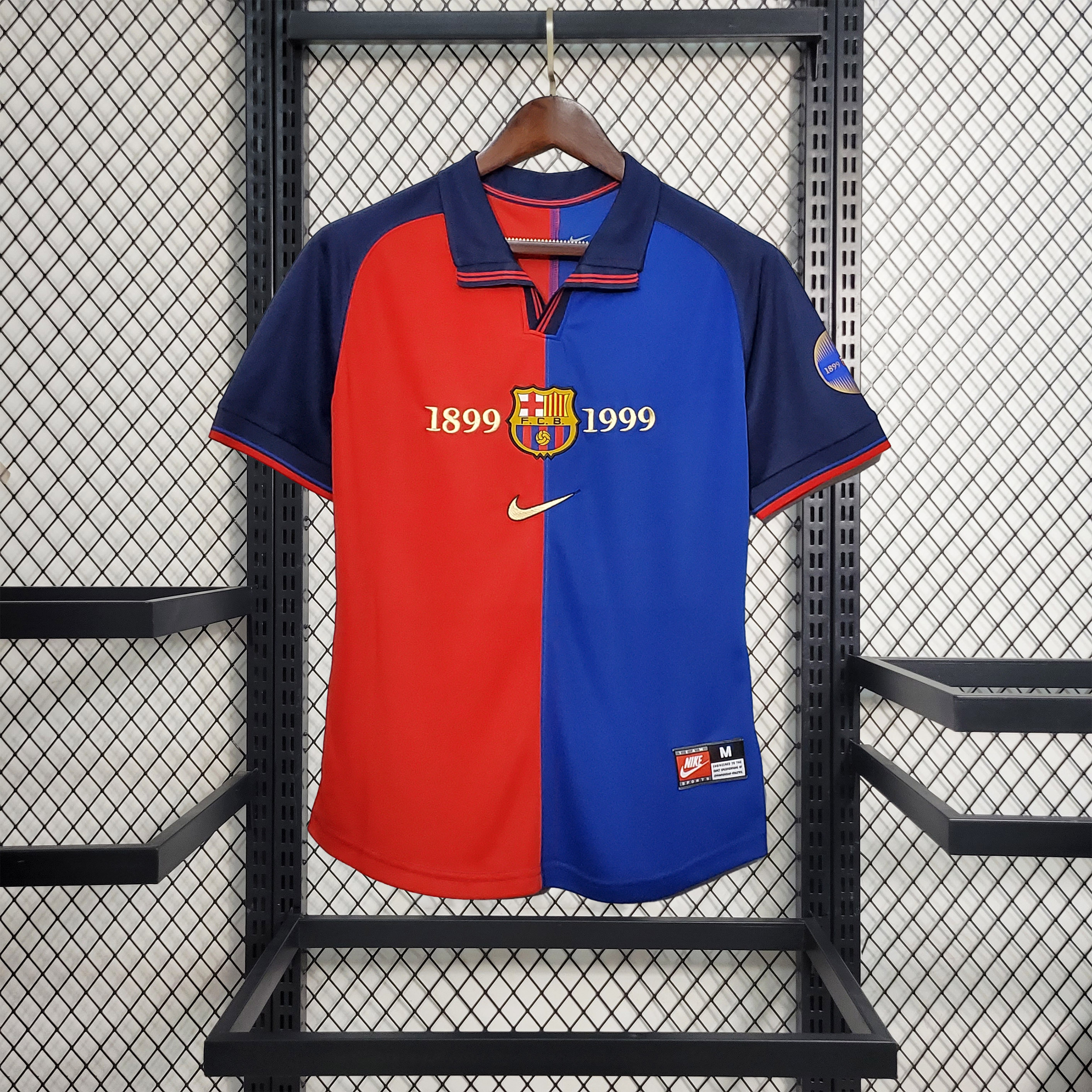 Retro Barcelona 99-00 Home Stadium Jersey - ManixJersey