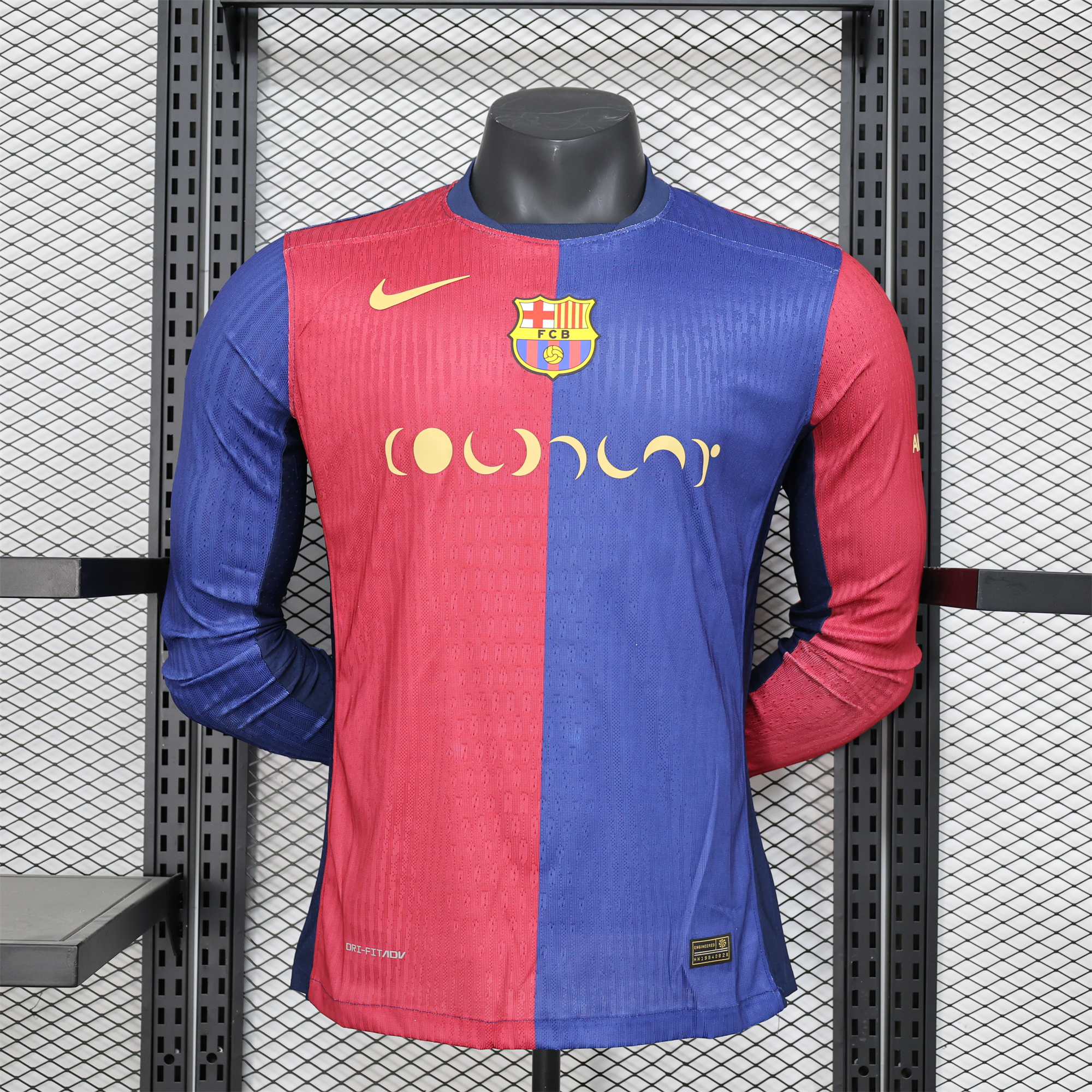 Barcelona X Coldplay 24-25 Home Co-Branded Long Sleeve Jersey - Player Version - ManixJersey