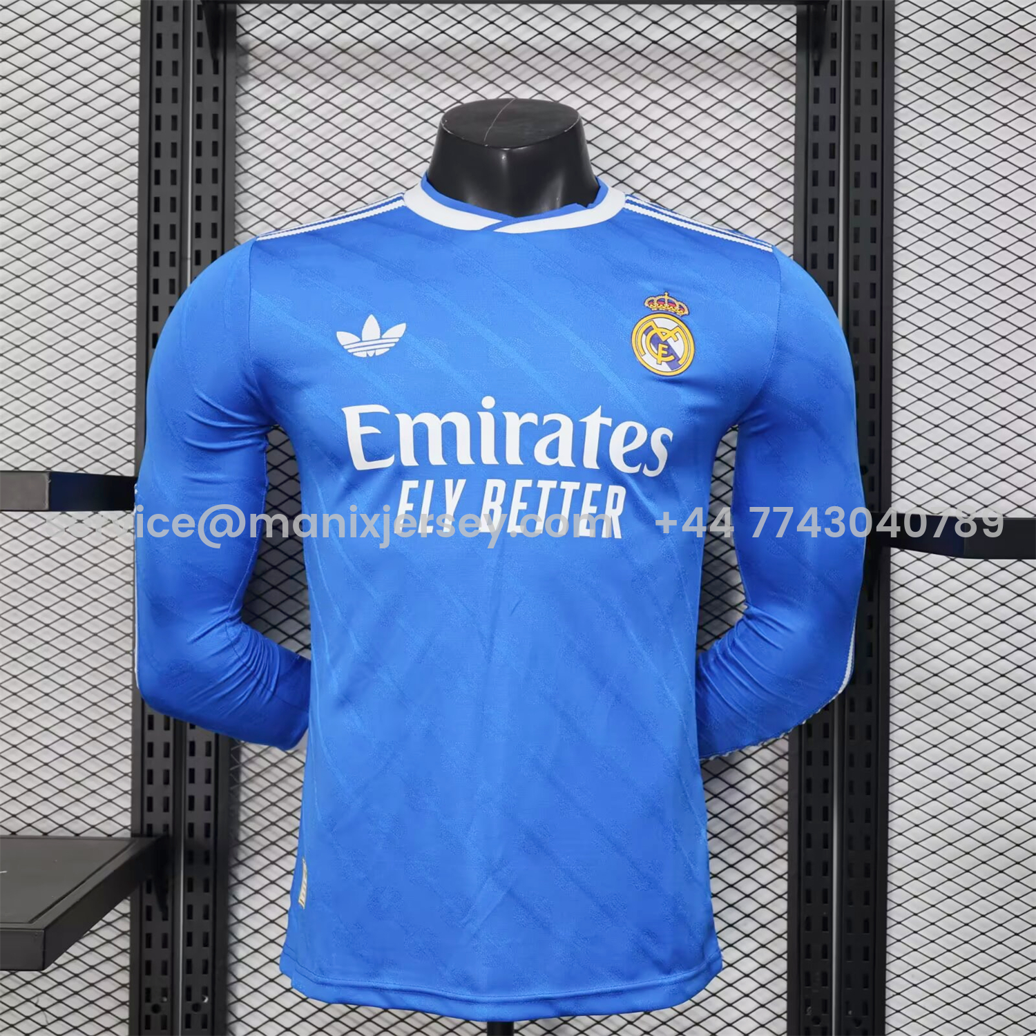 Real Madrid 25-26 Third Long Sleeves Jersey - Player Version - ManixJersey